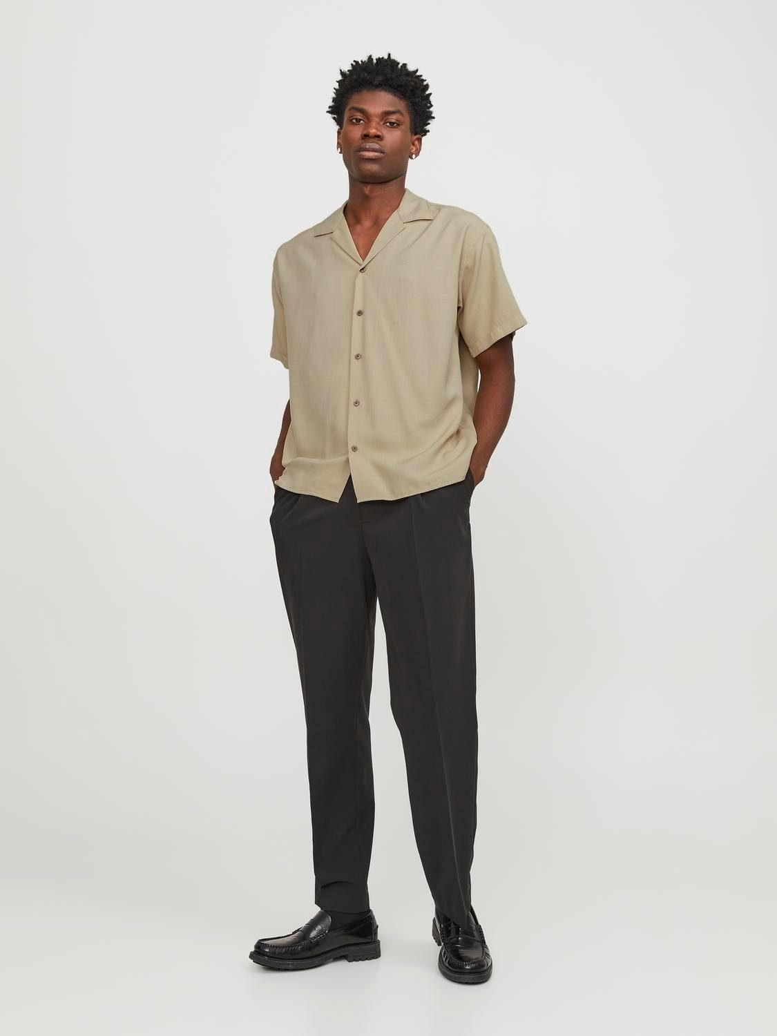 Jack & Jones Overhemd met korte mouwen JPRCCAARON TENCEL RESORT SHIRT S/S LN