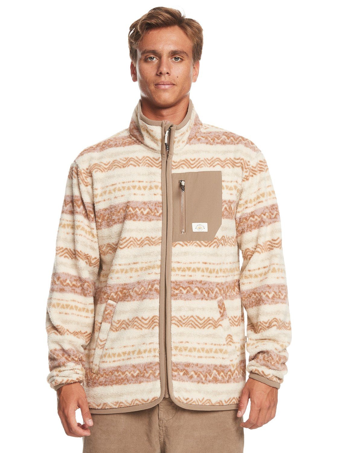 Quiksilver Sweatvest Clean Coasts heren vesten maat XS wit
