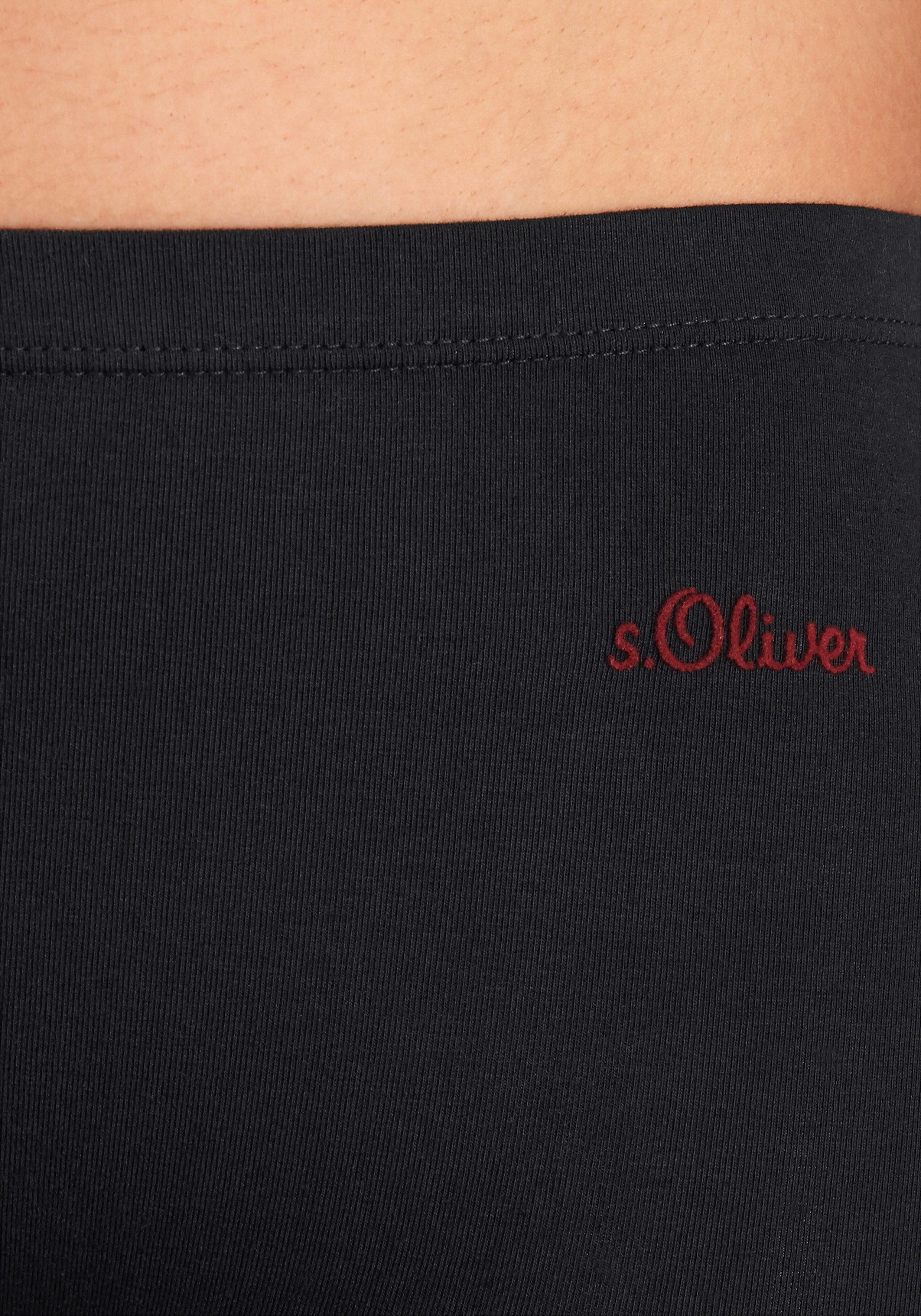 s.Oliver RED LABEL Beachwear Hipster elastische katoenkwaliteit (3 stuks)