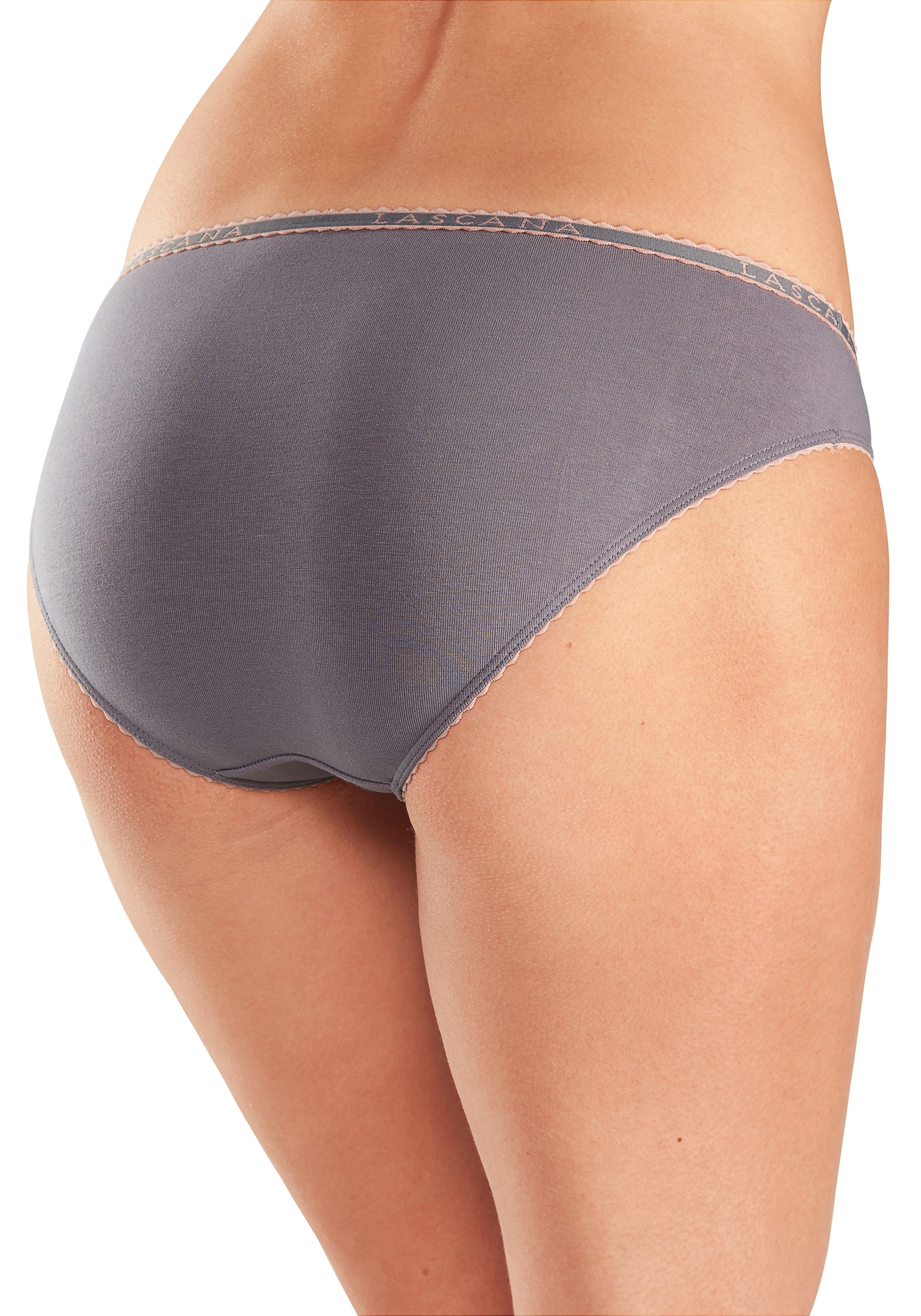 Lascana Slip elastische katoenkwaliteit (4 stuks, Set van 4)