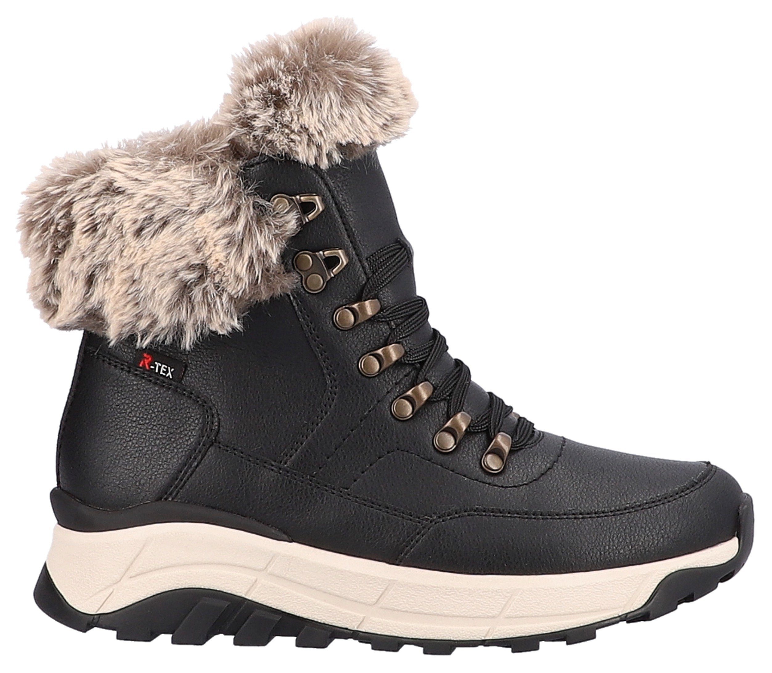 RIEKER Sport Winterlaarzen Hightop sneakers, veterschoenen, winterlaarzen met lamswolvoering