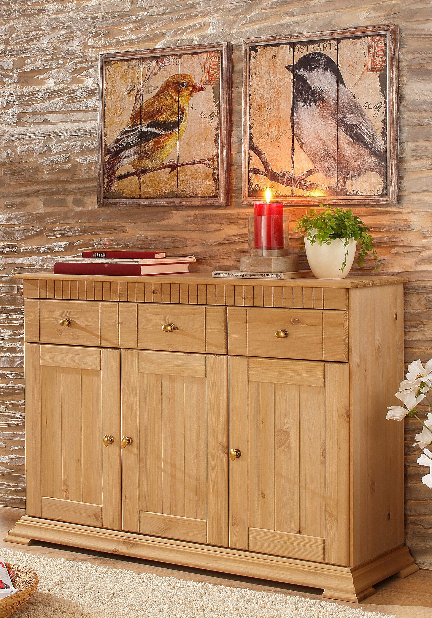 HOFMANN LIVING AND MORE Wanddecoratie Vogel Dierenmotief (set, 2 stuks) (set)