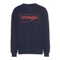 wrangler sweatshirt frame logo blauw