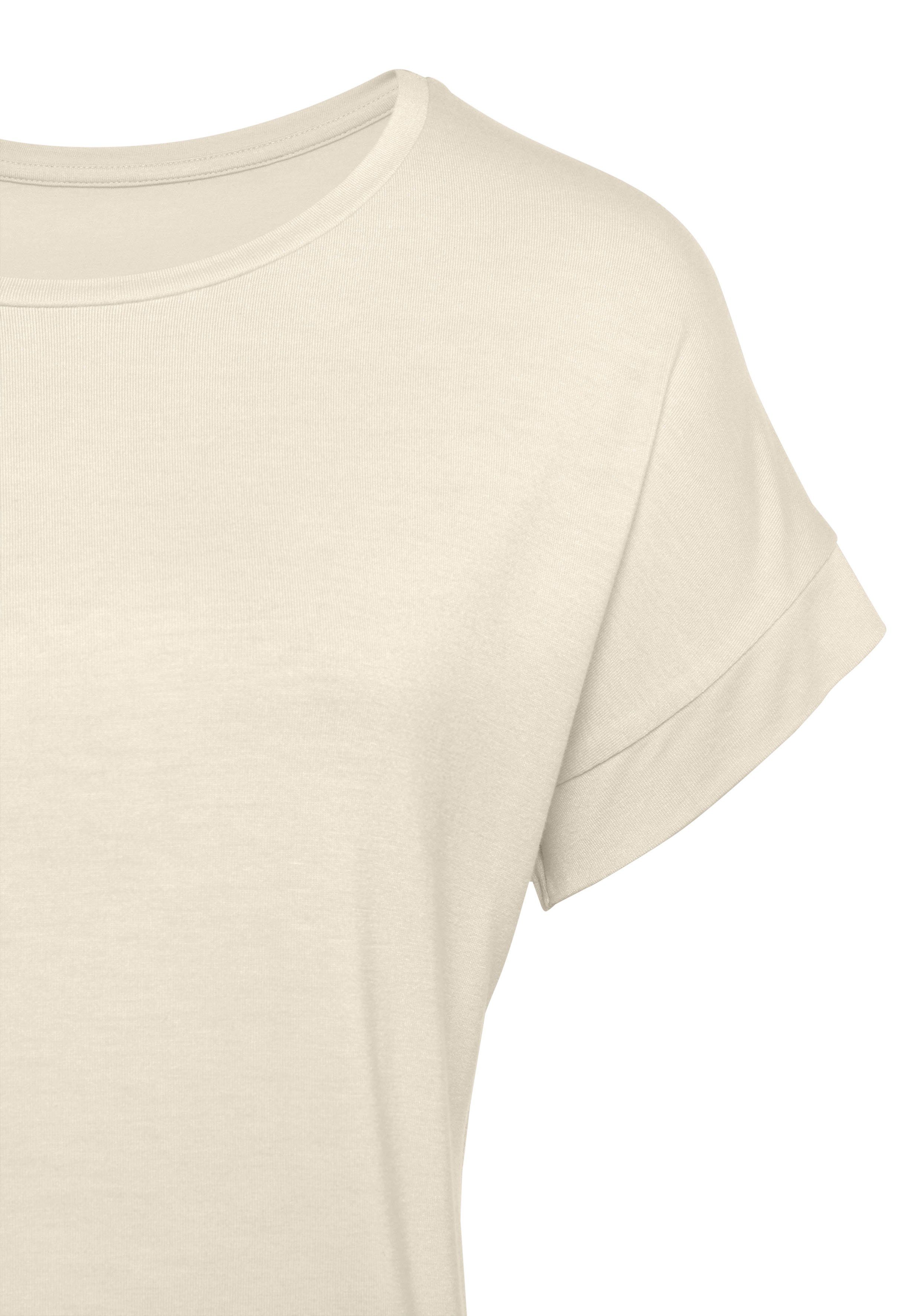 Vivance T-shirt met elastische zoomrand