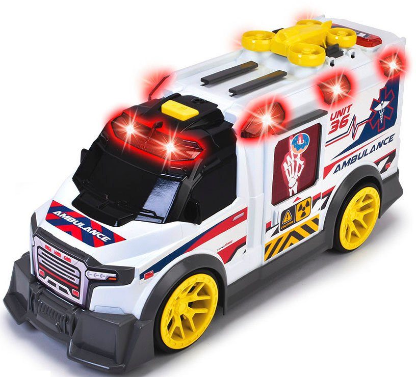 Dickie Toys Speelgoed-ambulance Ambulance met licht en geluid
