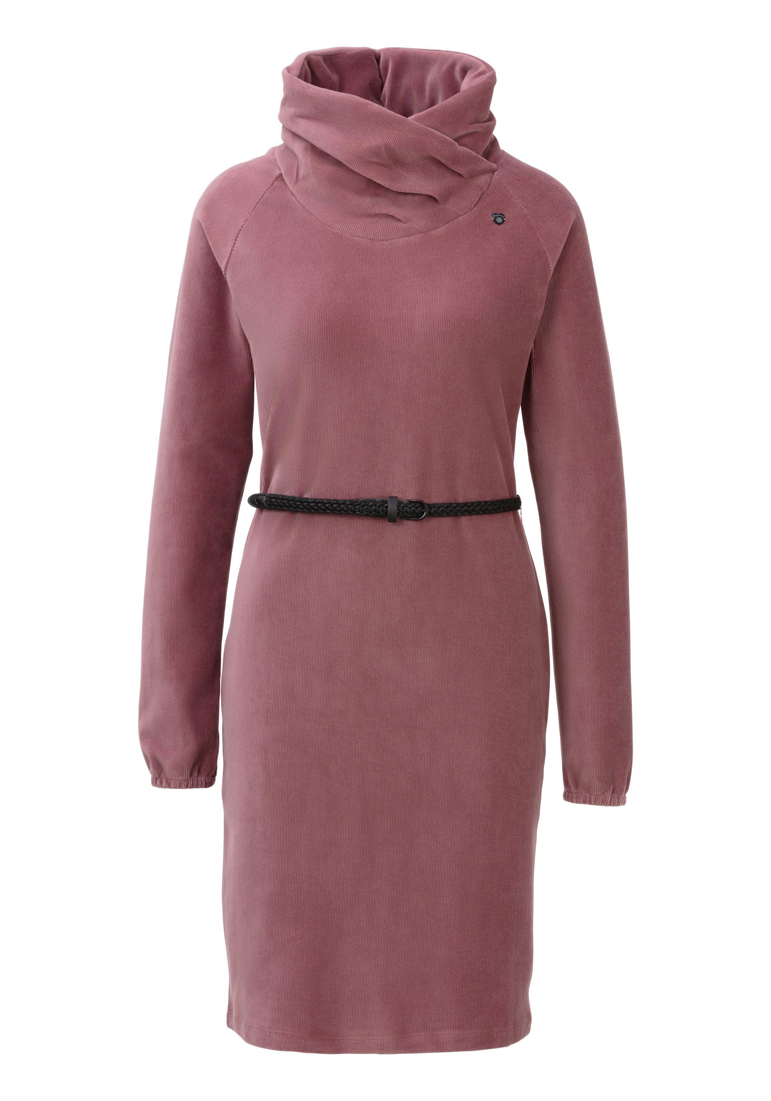 Ragwear Sweatjurk BELITA geribbelde cordlook (2-delig, Met een afneembare riem)