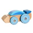 everearth speelgoedauto veranderbaar voertuig fsc-hout uit duurzaam beheerde bossen multicolor