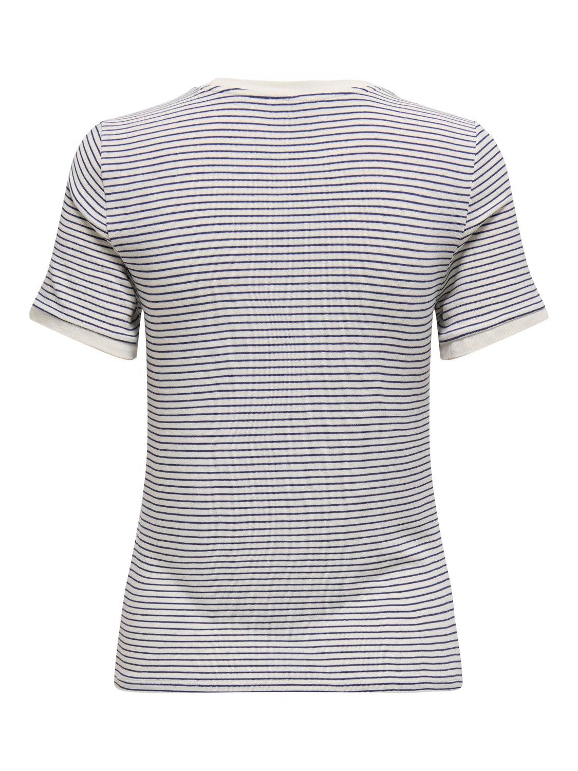 Only Shirt met korte mouwen ONLTINE S/S O-NECK TOP JRS