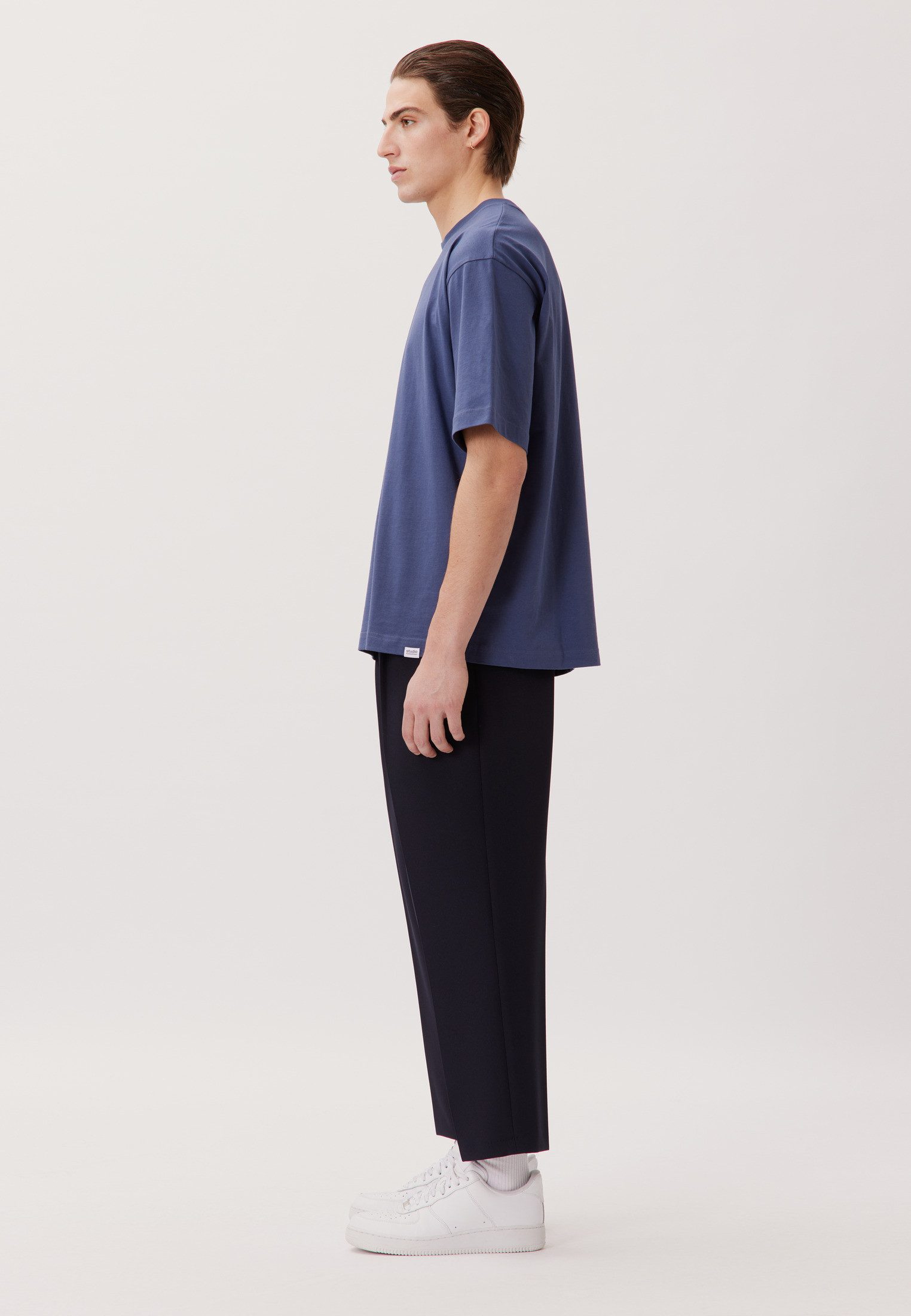 studio seidensticker T-shirt Studio 1/2 ronde hals uni
