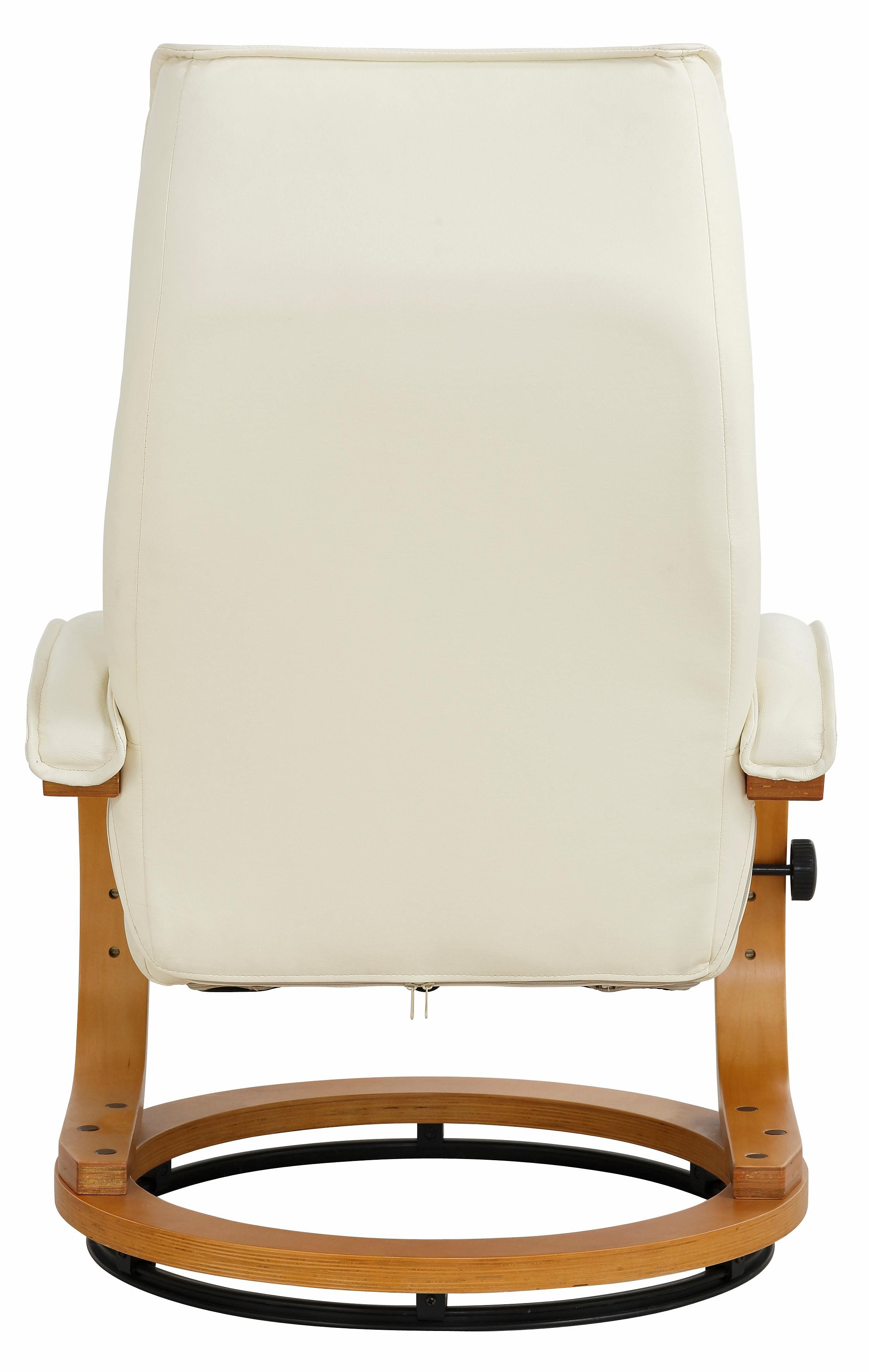 Home affaire Relaxfauteuil Paris, tv-stoel met poef en handmatige ligfunctie (set, 2 stuks)