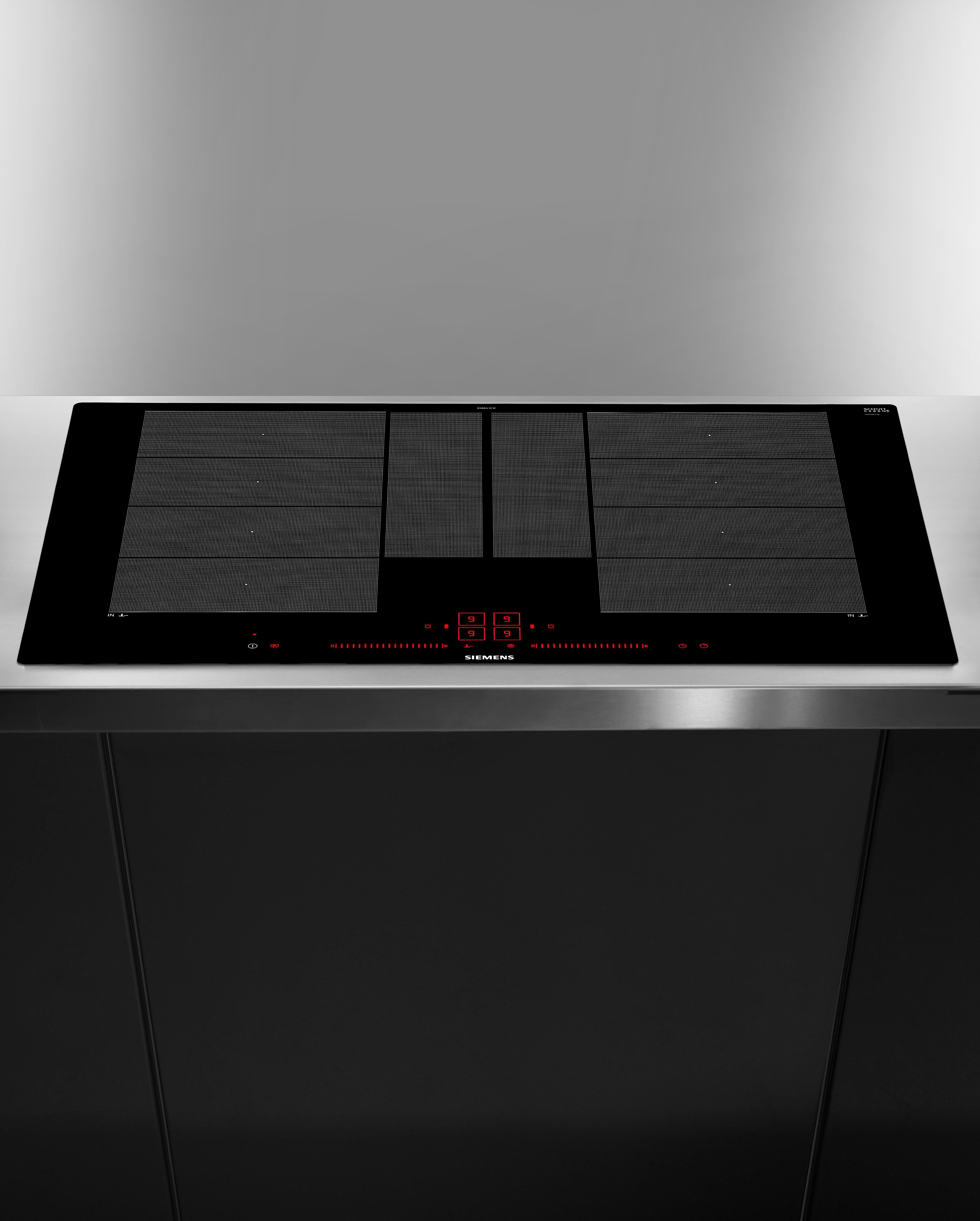 SIEMENS Flex-inductiekookplaat van SCHOTT CERAN® EX801LYC1E met powermove plus