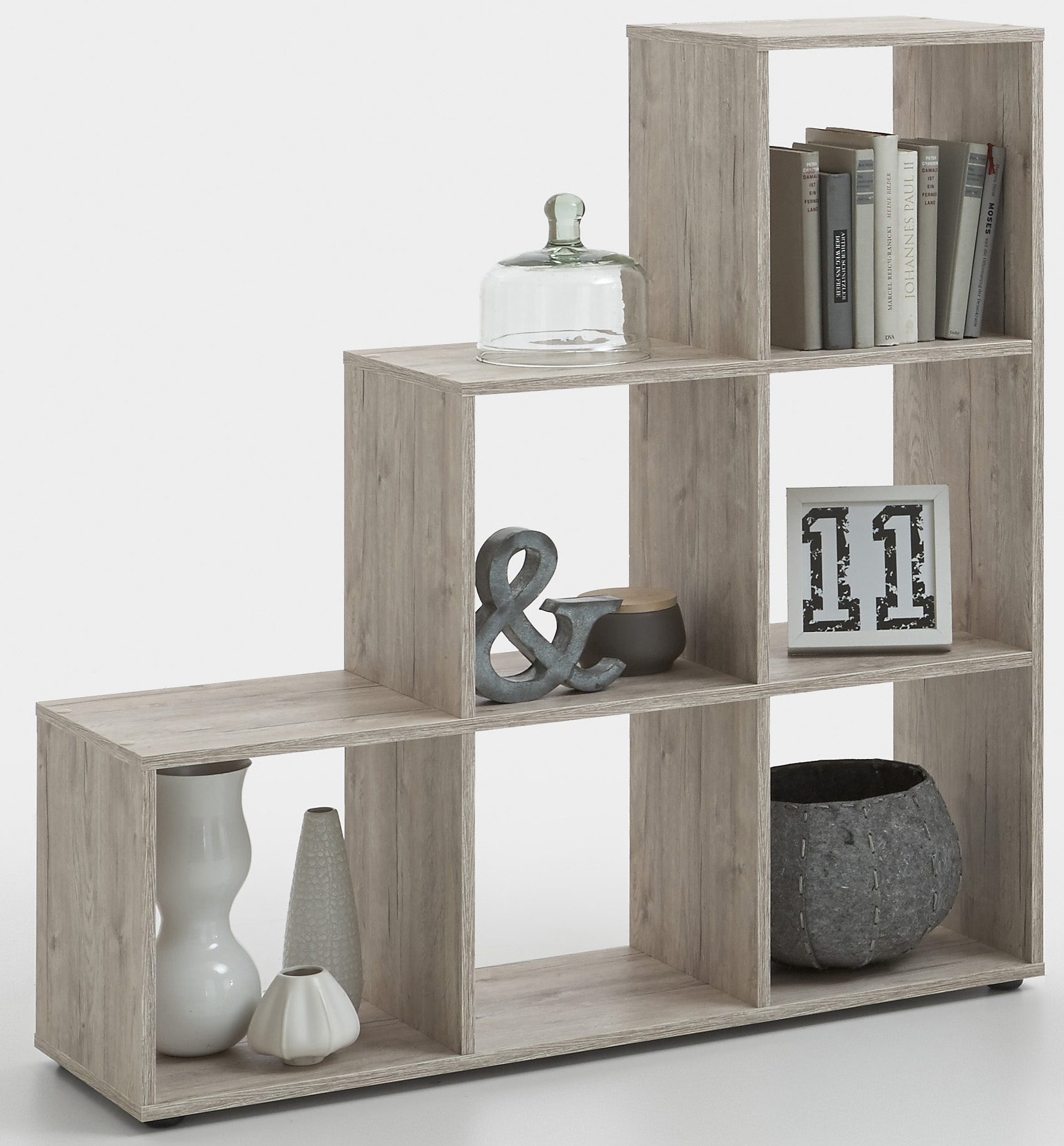 FMD Room divider Mega 1 open kasten beige