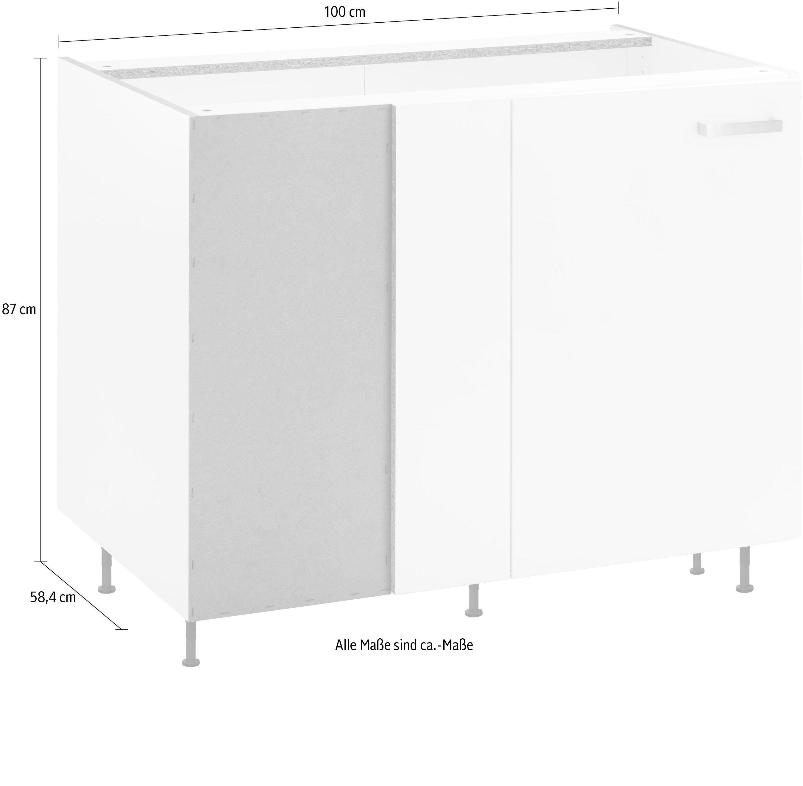 OPTIFIT Hoekonderkast Parma Breedte 100 cm
