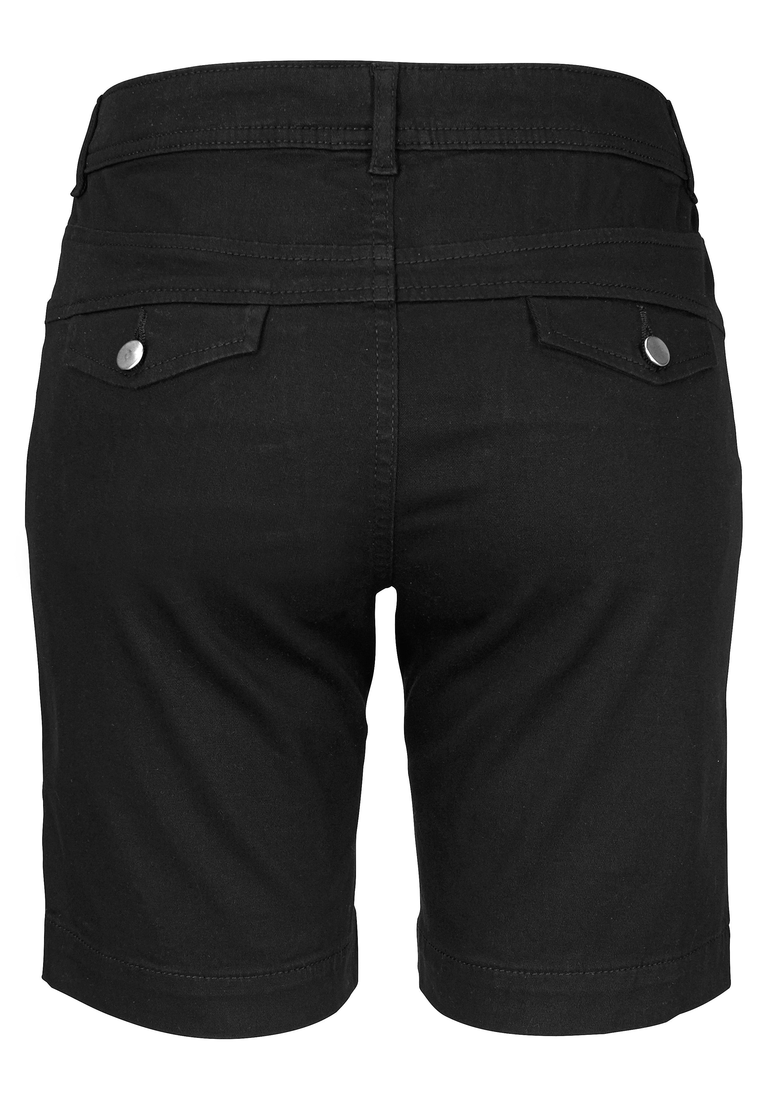 Lascana Bermuda om op te rollen, van elastisch katoen, korte broek, shorts