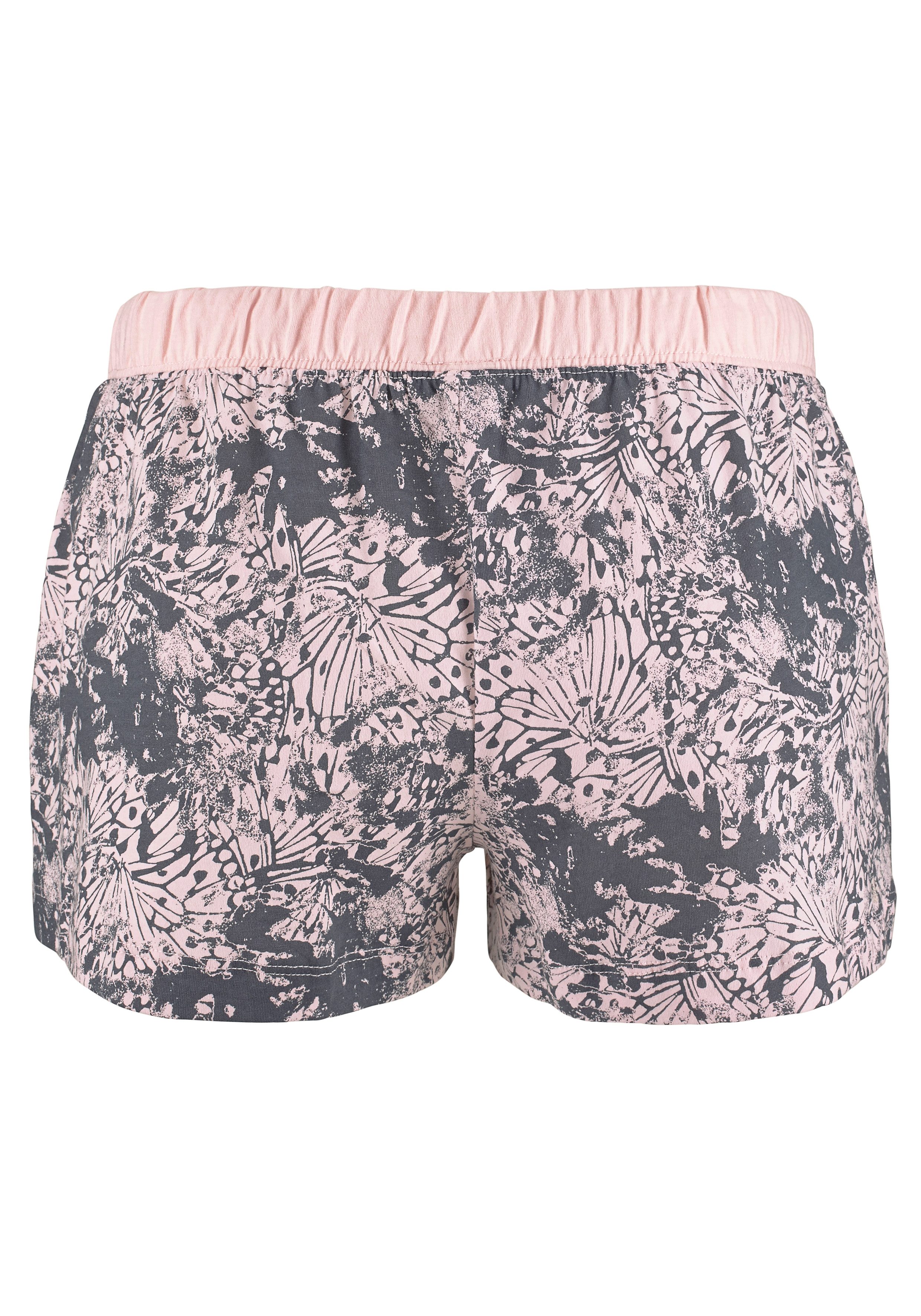 Buffalo Shortama met gedessineerde short en zacht basic t-shirt (2-delig, 1 stuk)