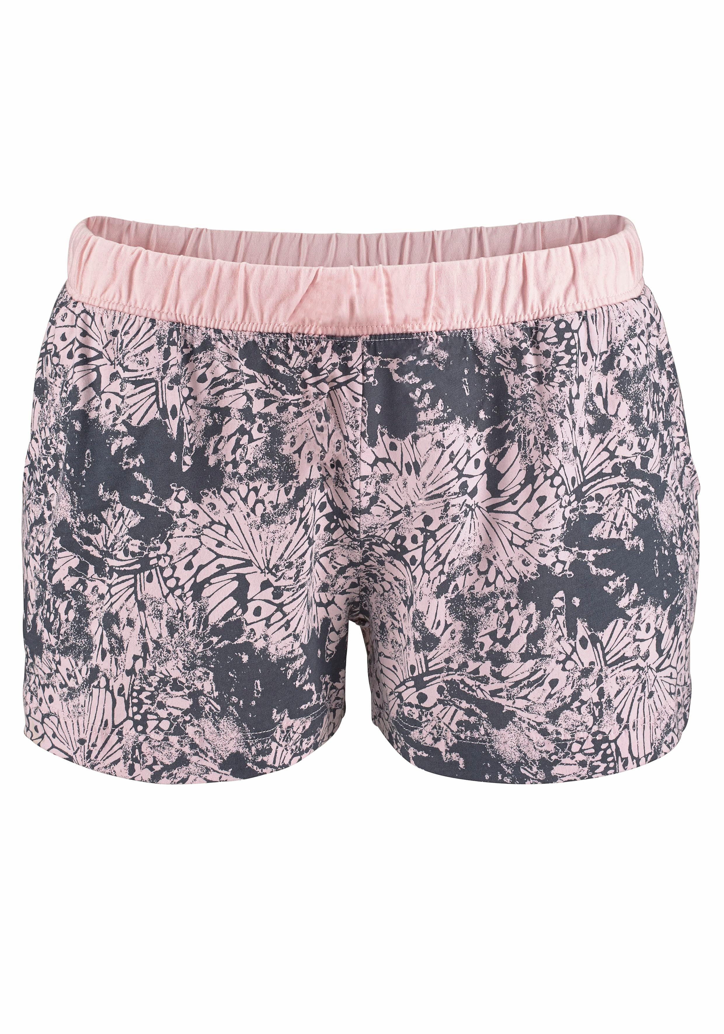 Buffalo Shortama met gedessineerde short en zacht basic t-shirt (2-delig, 1 stuk)