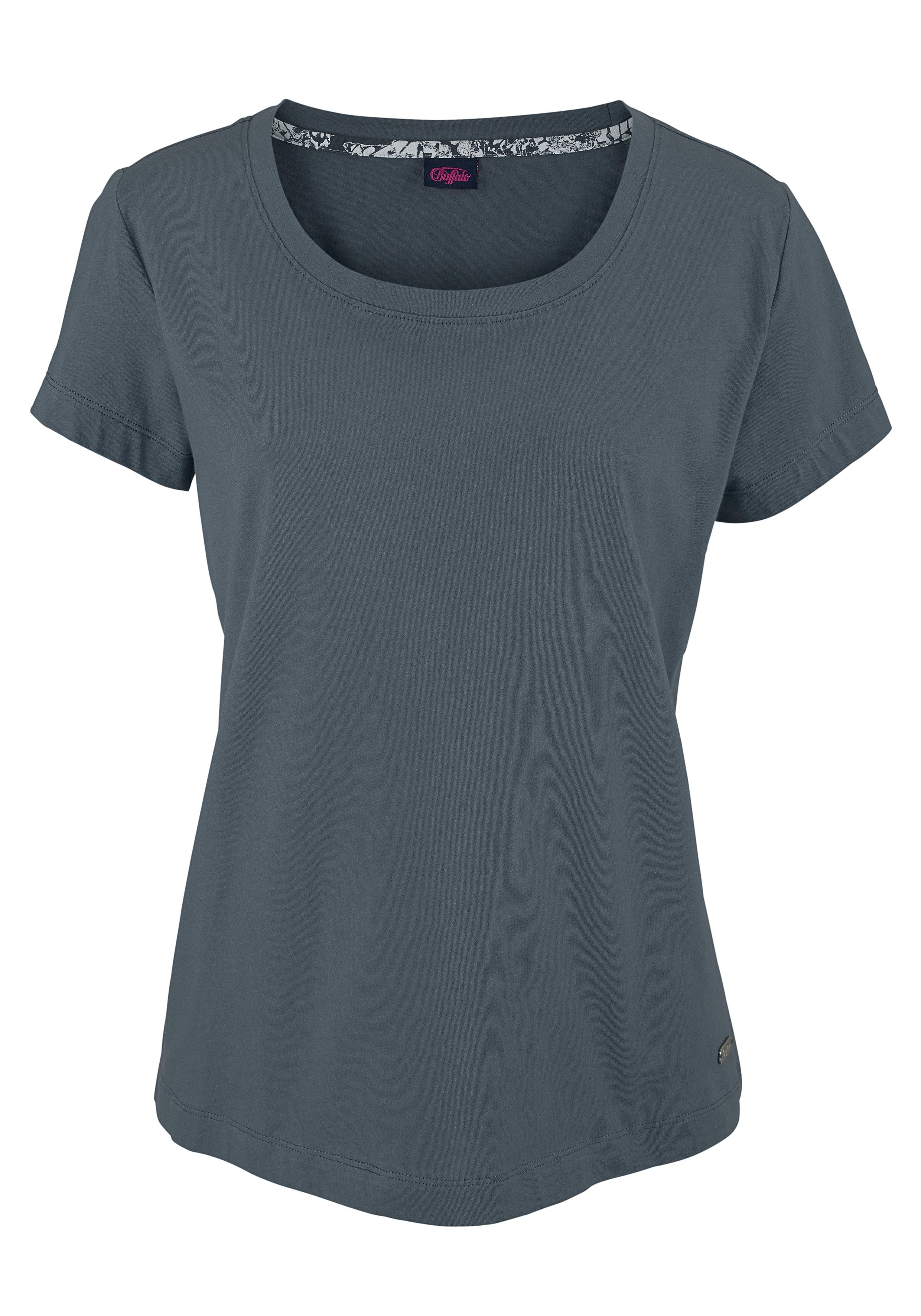 Buffalo Shortama met gedessineerde short en zacht basic t-shirt (2-delig, 1 stuk)