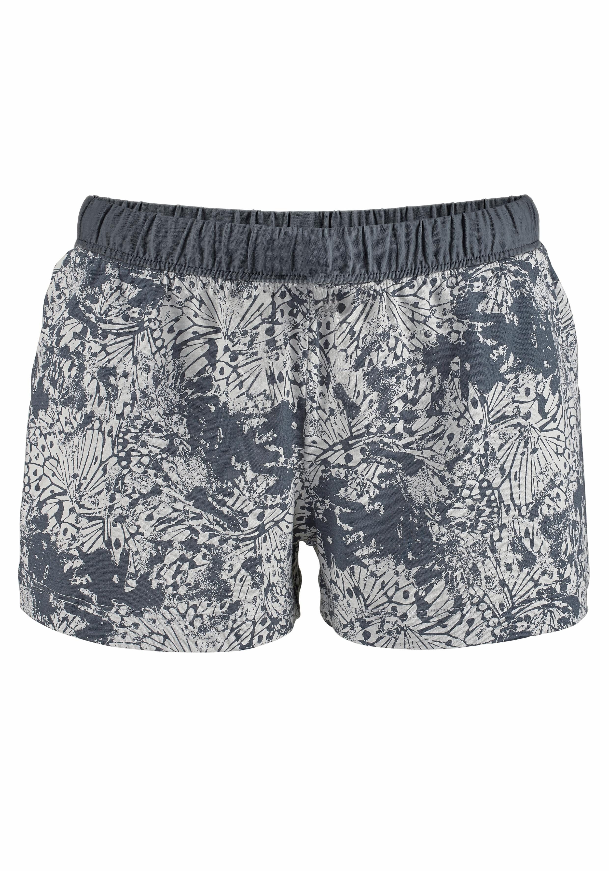 Buffalo Shortama met gedessineerde short en zacht basic t-shirt (2-delig, 1 stuk)