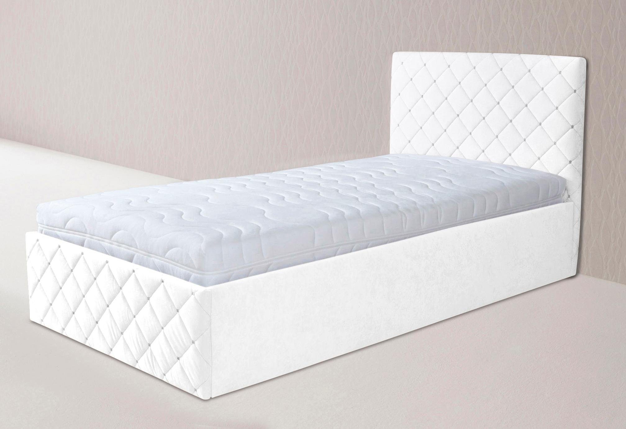 Westfalia Polsterbetten Gestoffeerd bed met bedkist bij uitvoering met matras