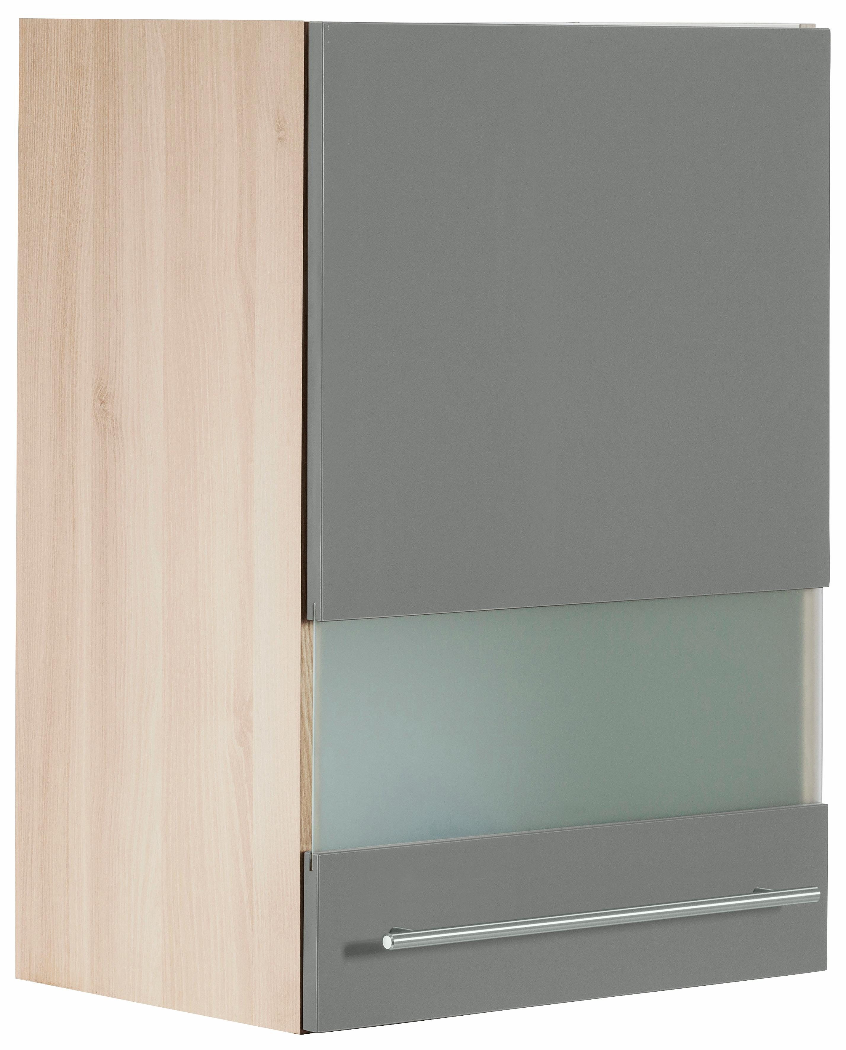 OPTIFIT Hangend kastje met glasdeur Bern Breedte 50 cm, front met melkglas-inzet, met metalen...