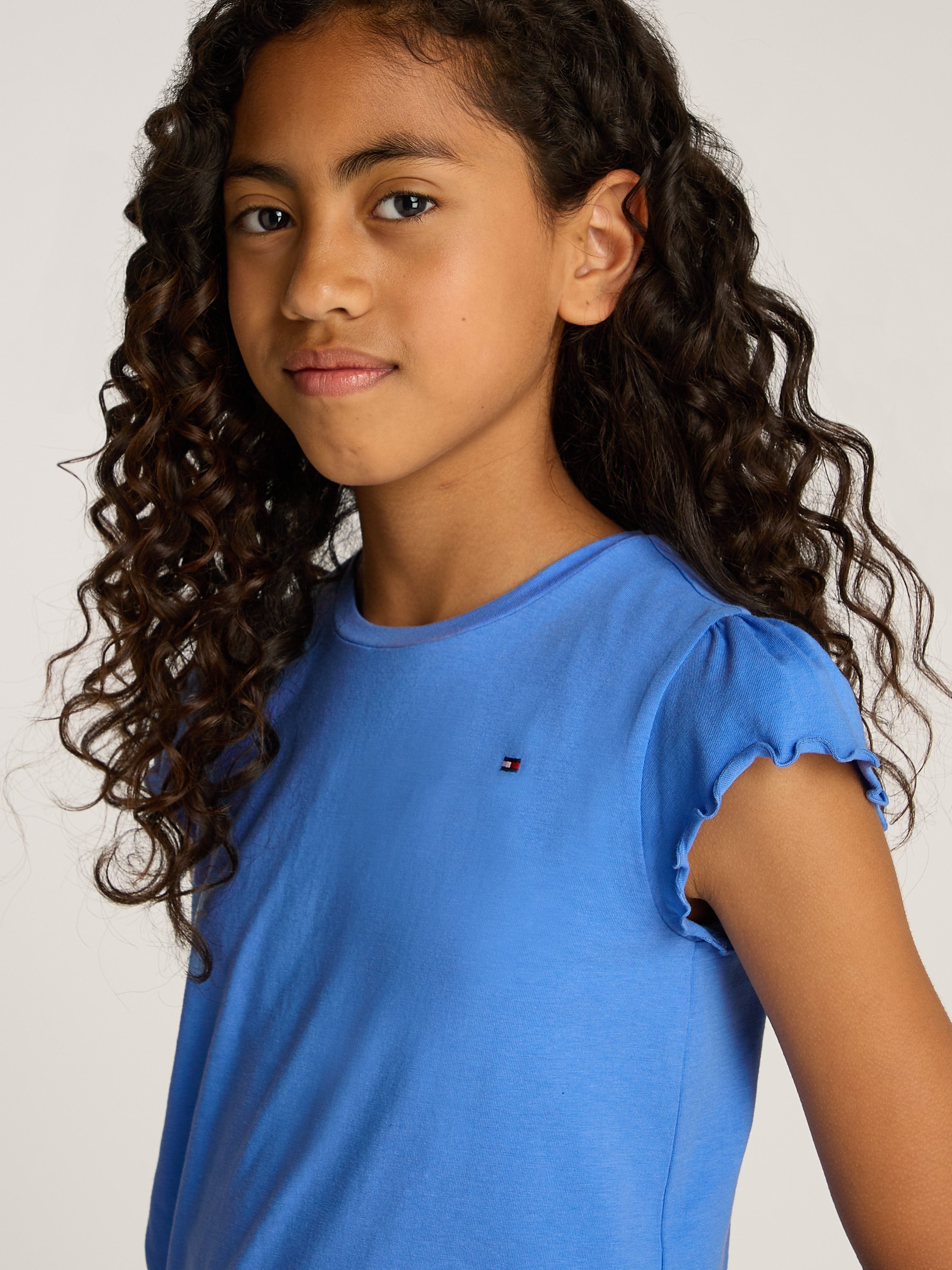 Tommy Hilfiger T-shirt ESSENTIAL RUFFLE SLEEVE TOP