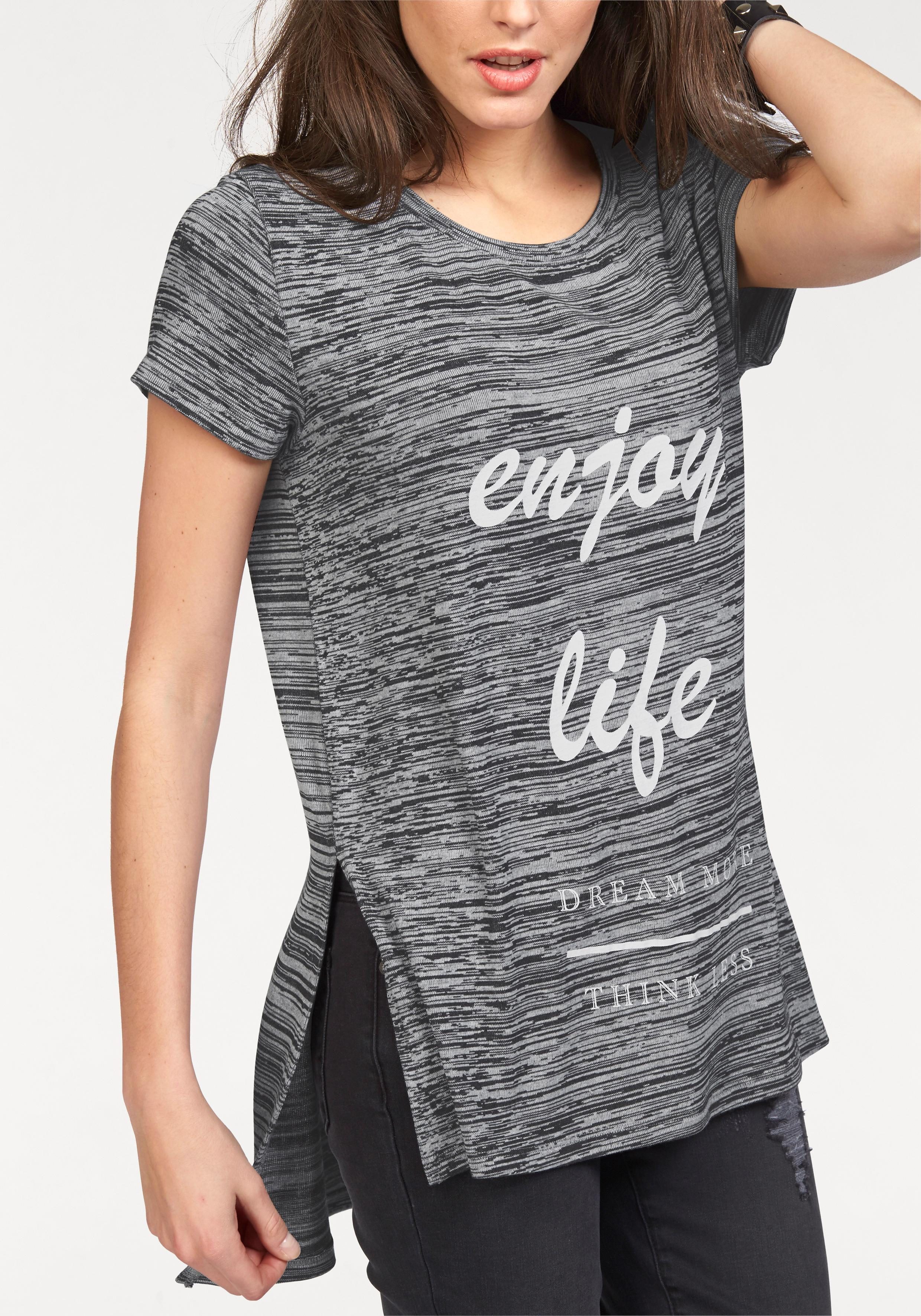 Aniston CASUAL Lang shirt met ronde hals