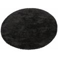 merinos hoogpolig vloerkleed denver woonkamer zwart