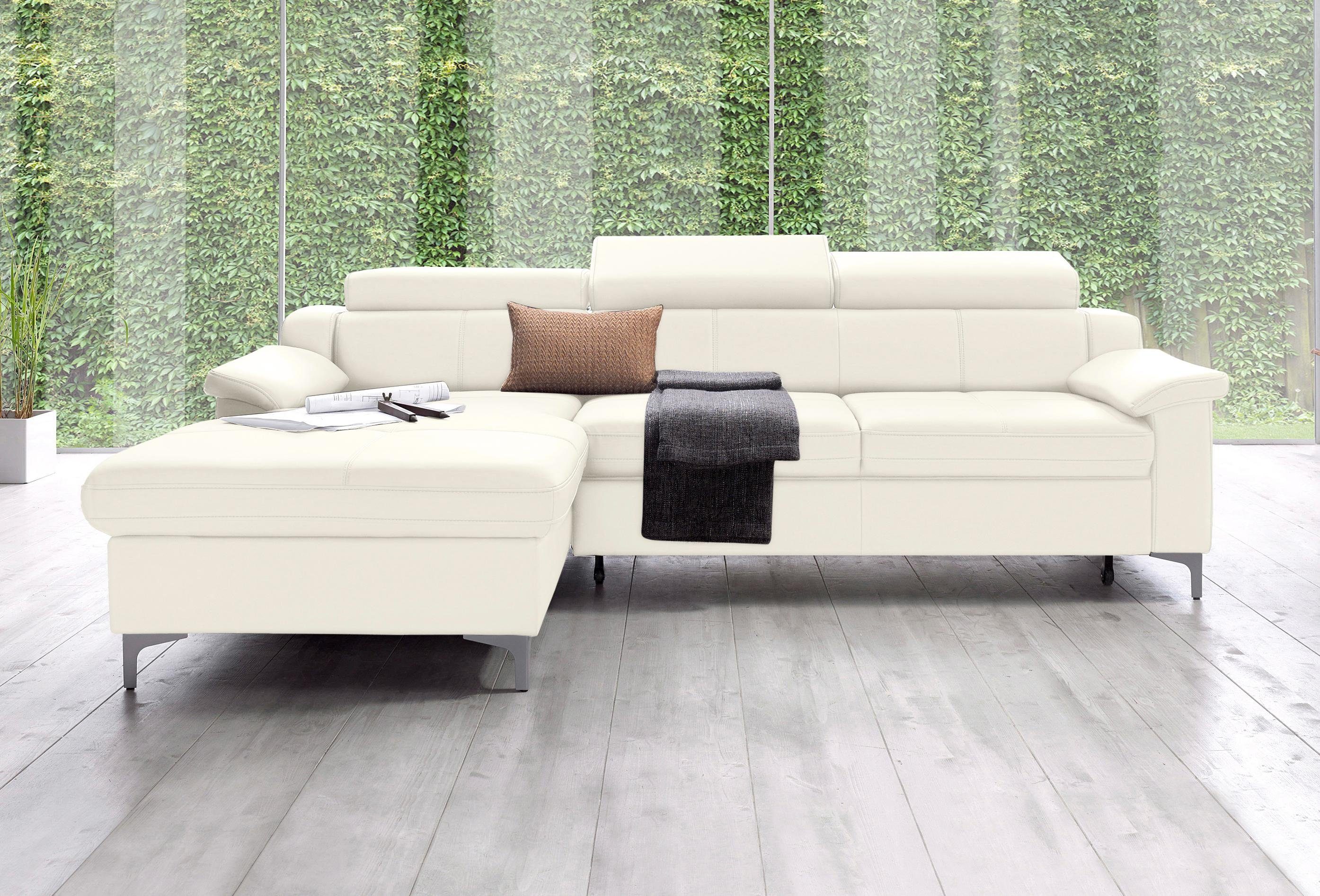 exxpo sofa fashion Hoekbank met verstelbare hoofdsteun resp. rugleuning