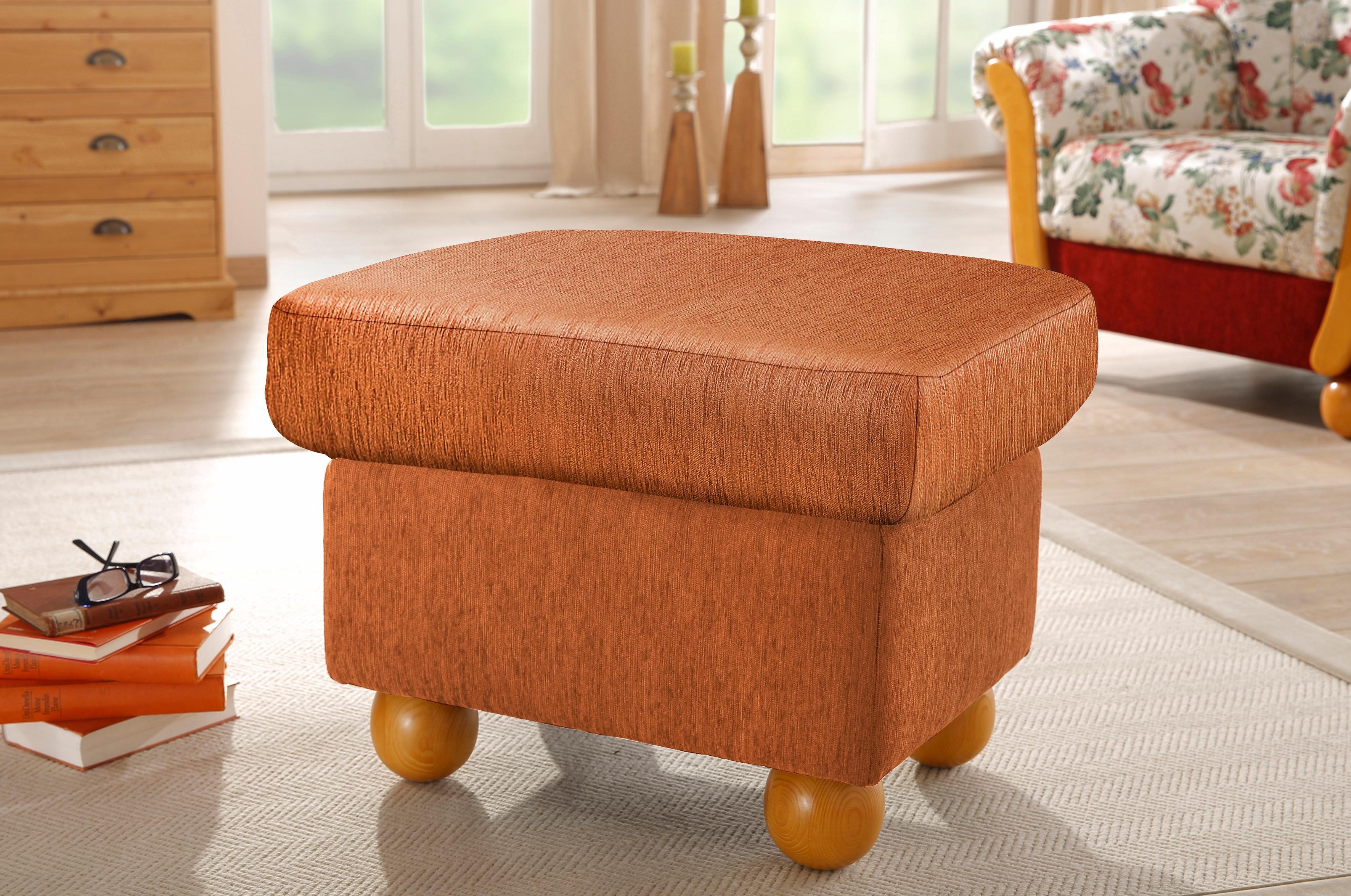 Home affaire Hocker Milano hockers oranje
