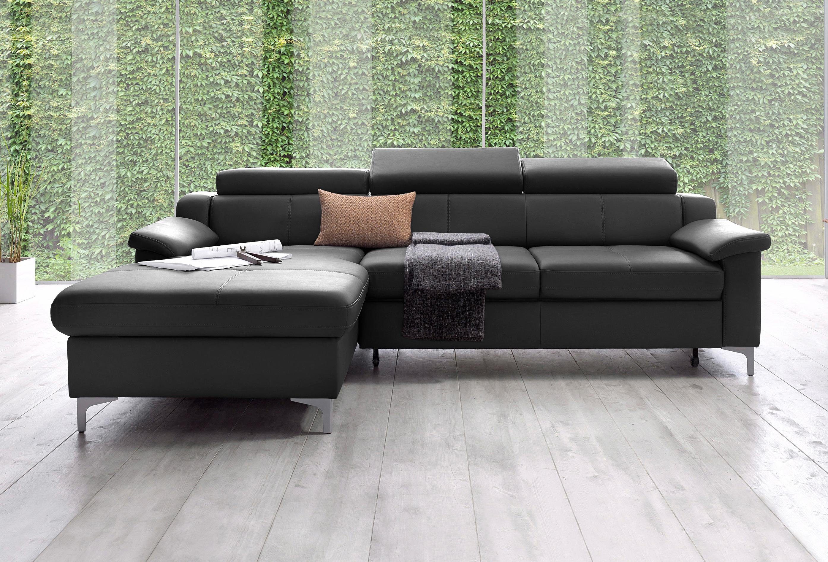 exxpo sofa fashion Hoekbank met verstelbare hoofdsteun resp. rugleuning