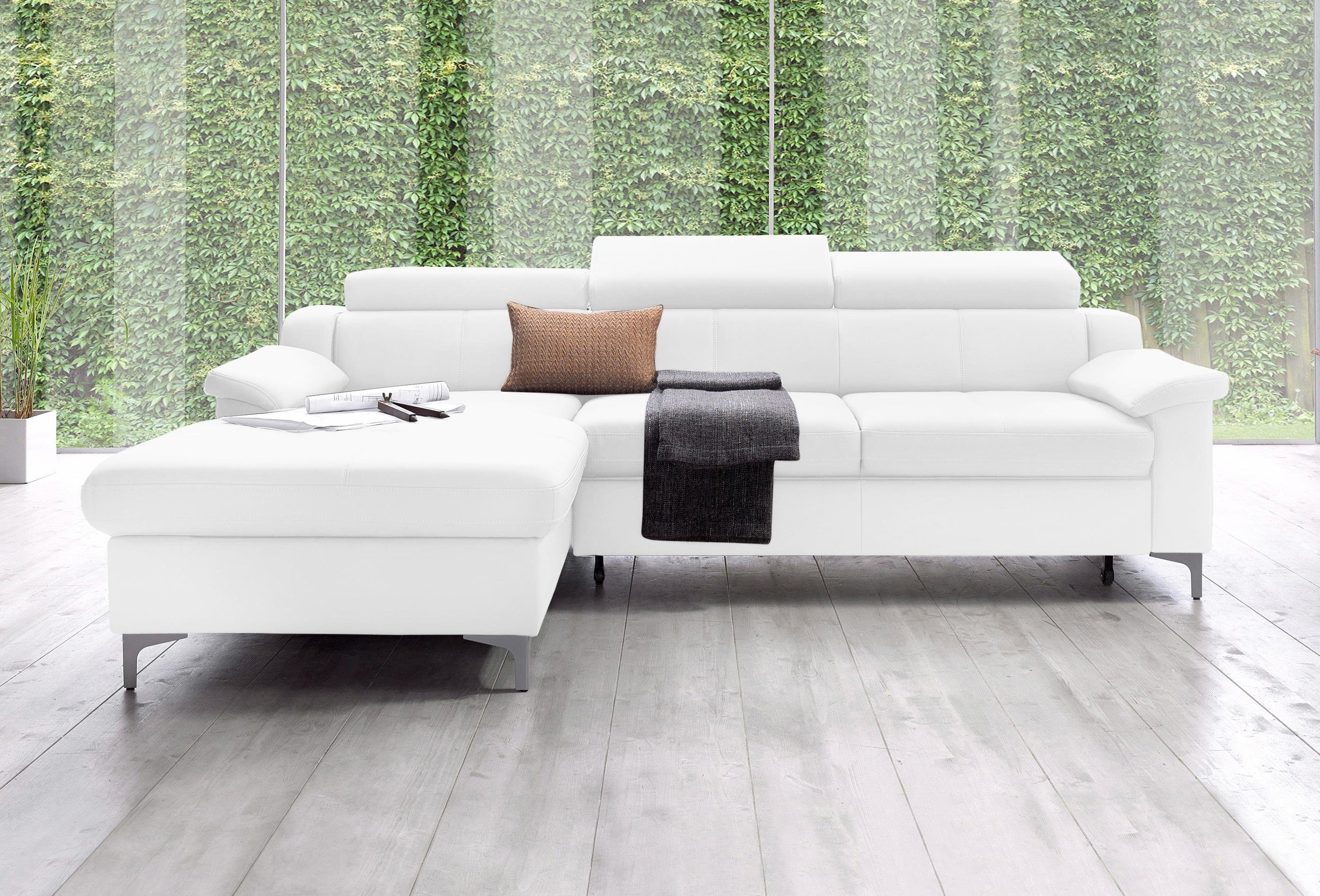 exxpo - sofa fashion Hoekbank met verstelbare hoofdsteun resp. rugleuning