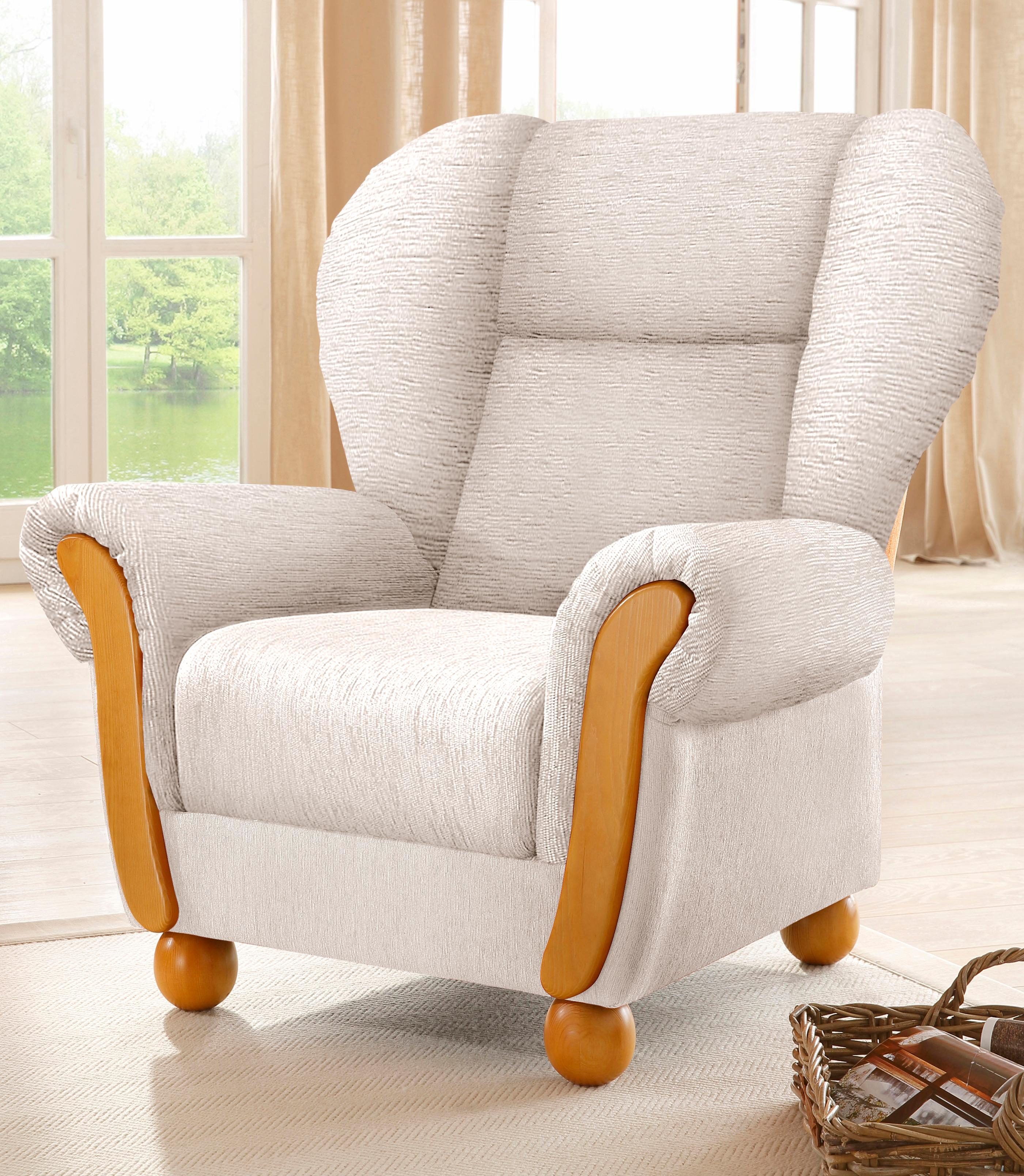 Home affaire Fauteuil Milano Hoge rug