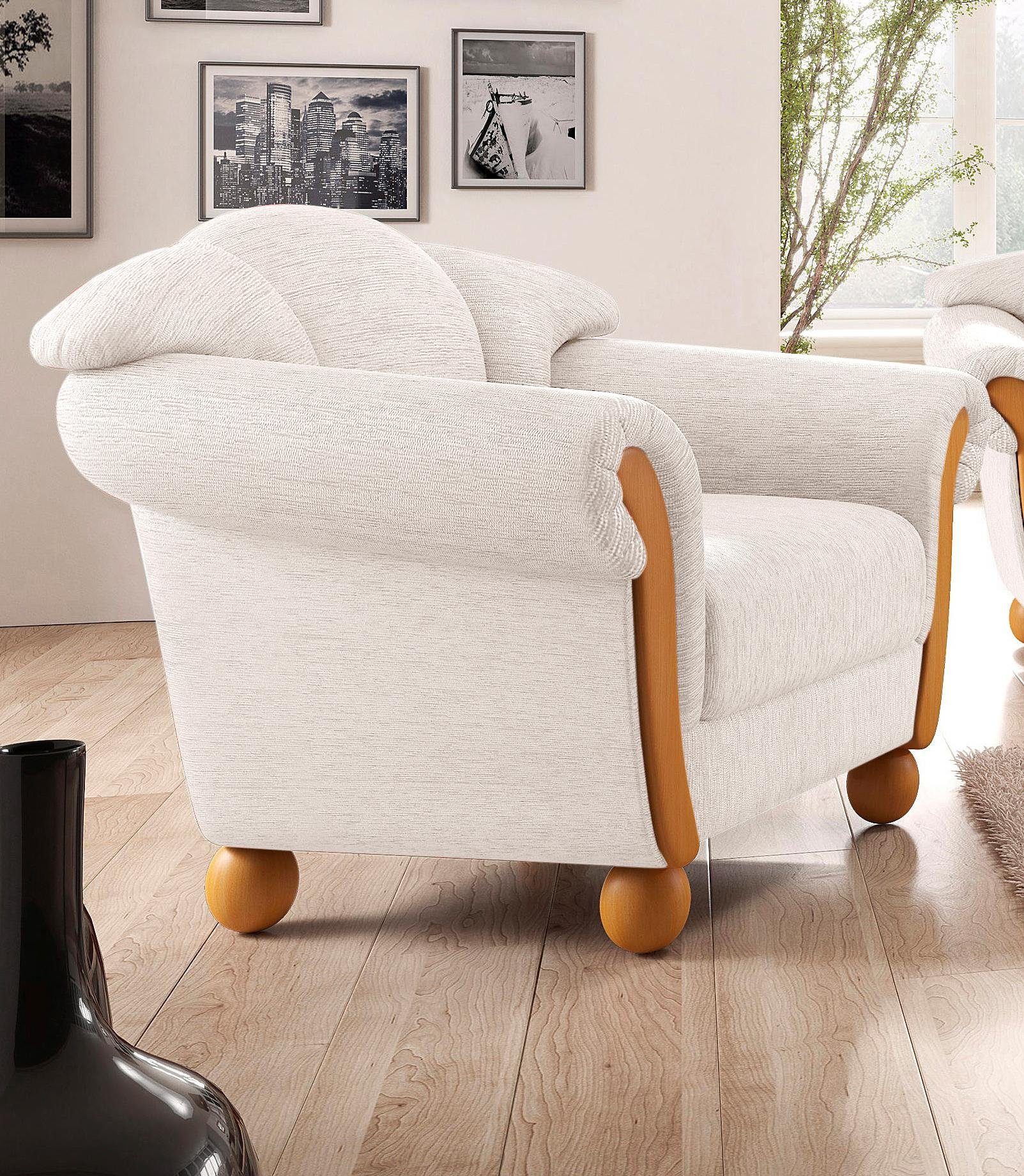 Home affaire Fauteuil Milano, lounge fauteuil (set) fauteuils beige