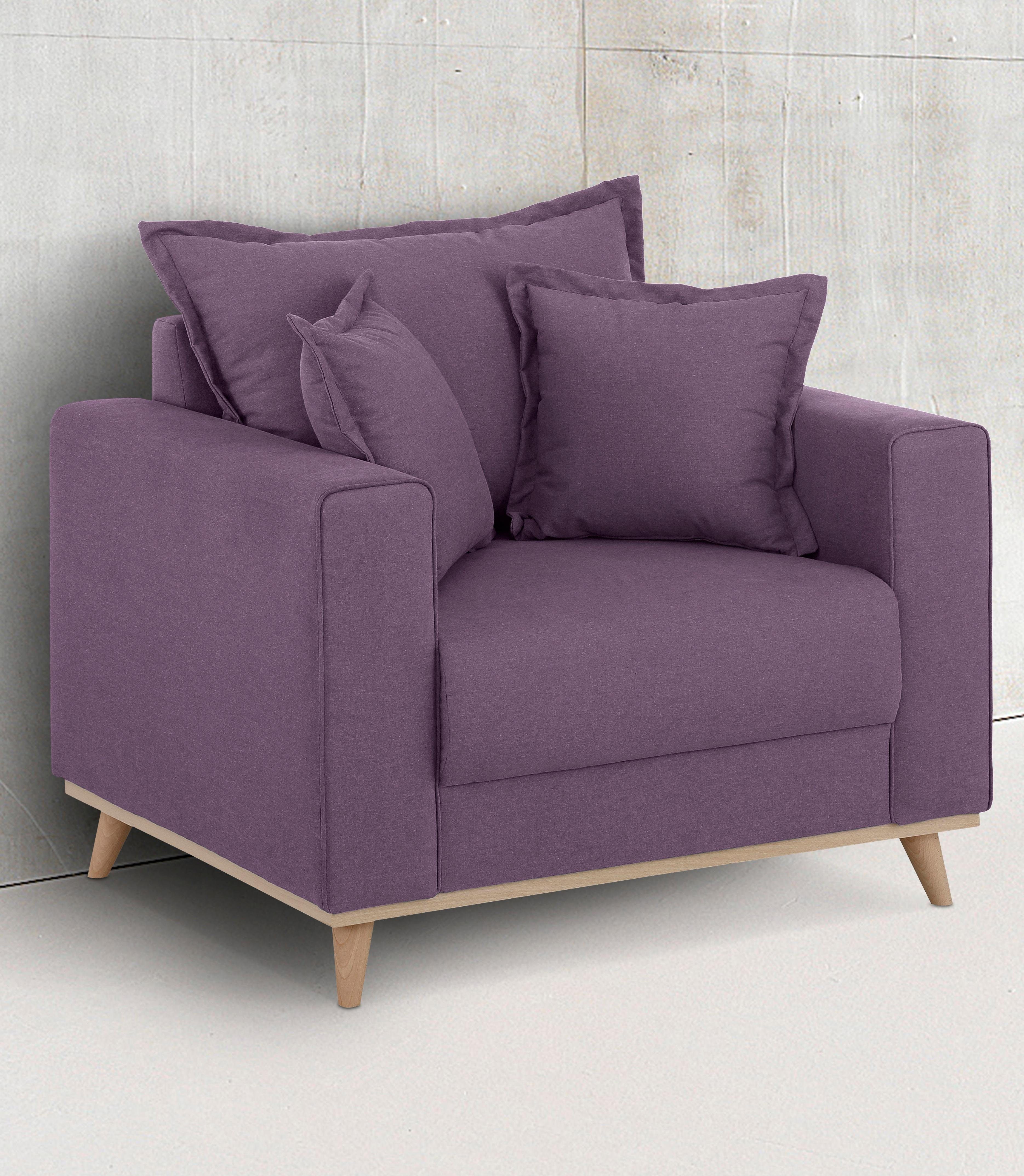 Home affaire Fauteuil EDINA ook in katoenmix-overtrekstof, in scandinavische stijl