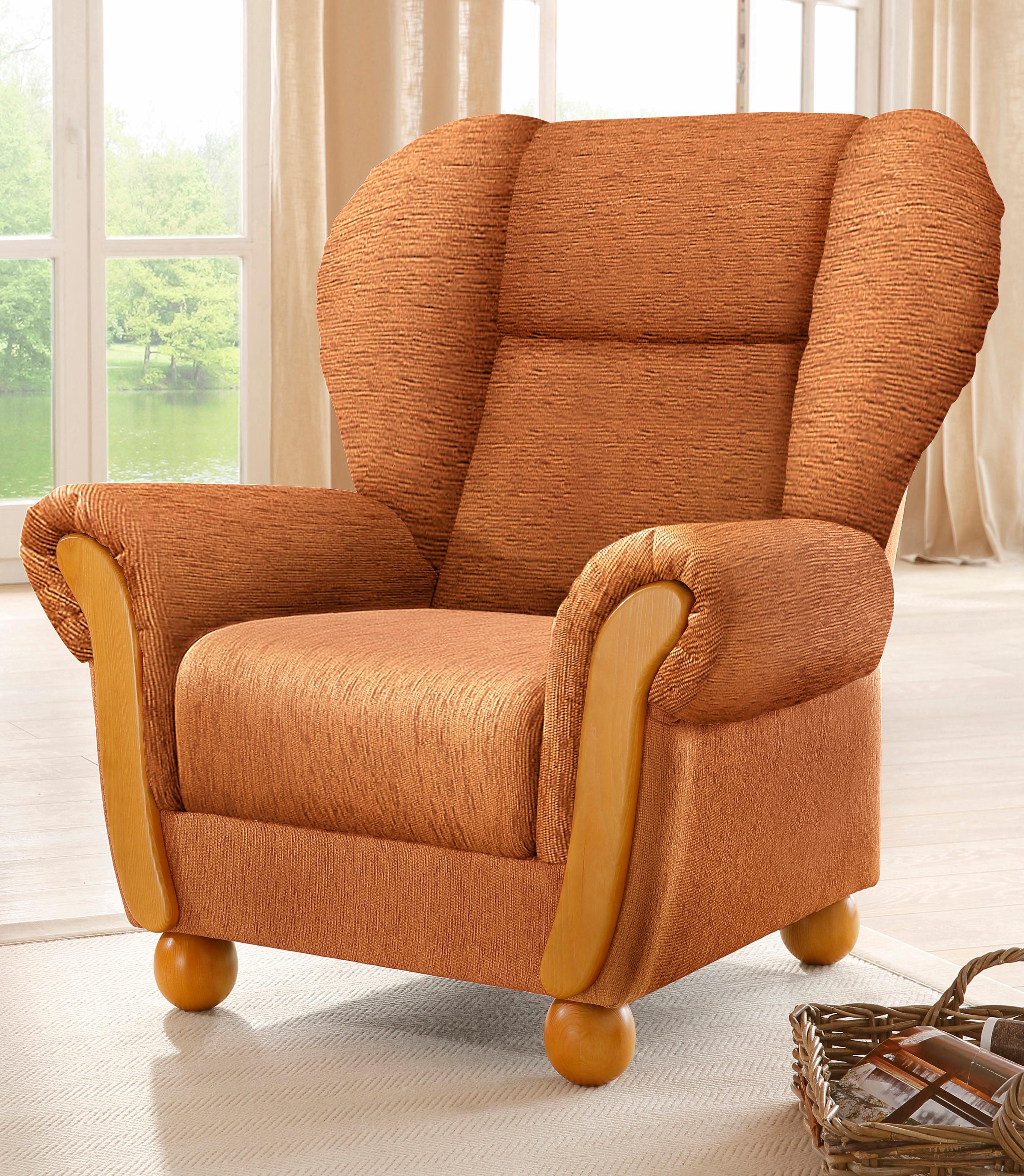 Home affaire Fauteuil Milano Hoge rug