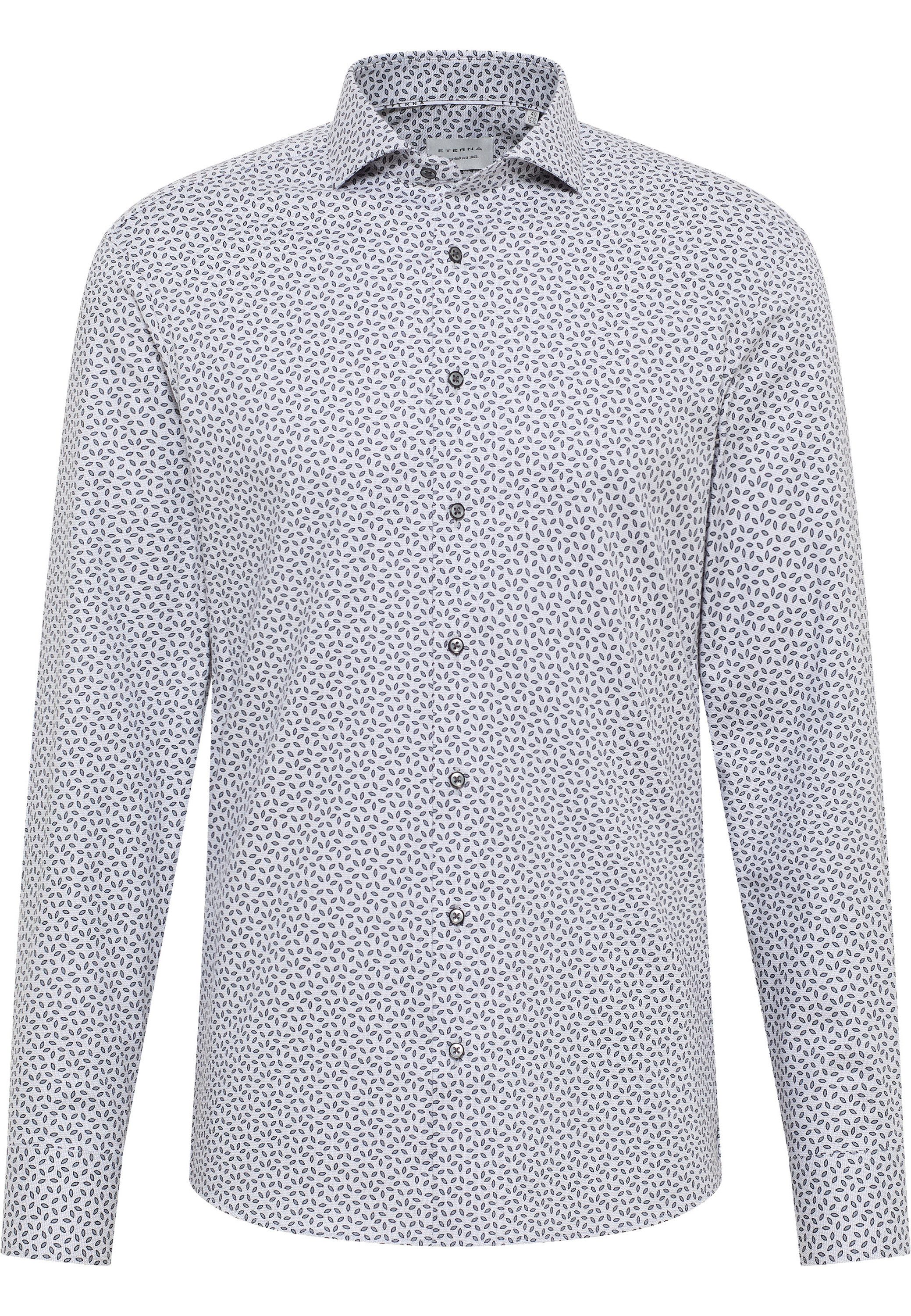 Eterna Overhemd met lange mouwen Slim fit NON IRON (strijkvrij)