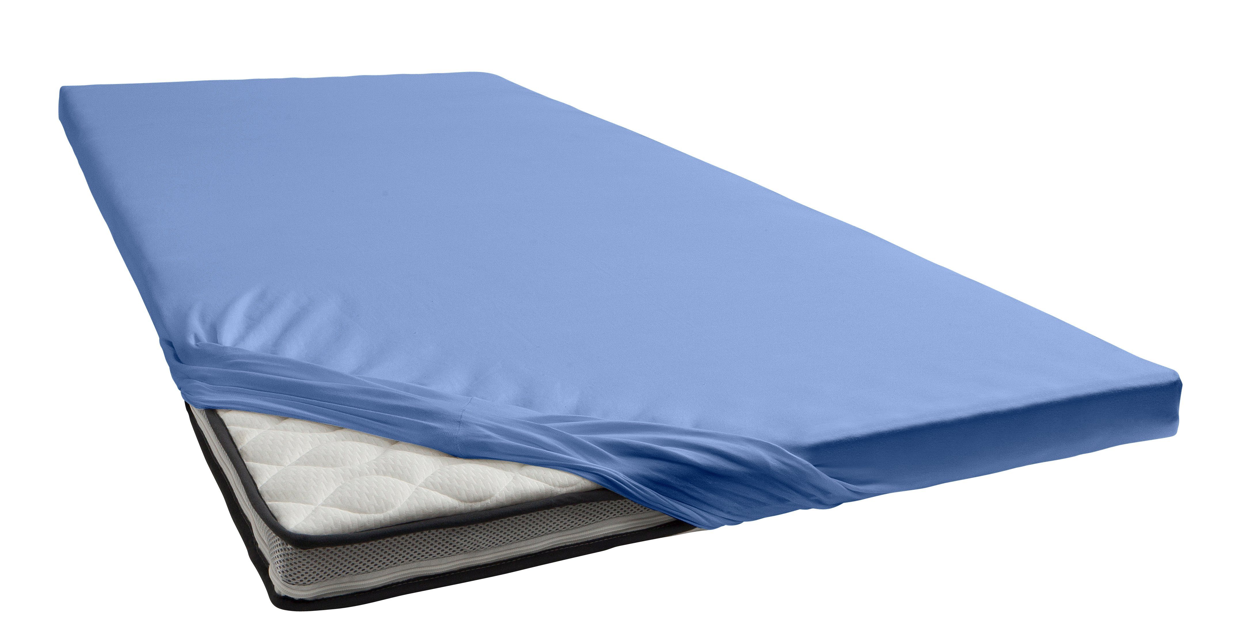 bellana Hoeslaken Jersey-elastaan deluxe in mt. 90x200, 140x200 of 180x200, voor topmatras (1 stuk)