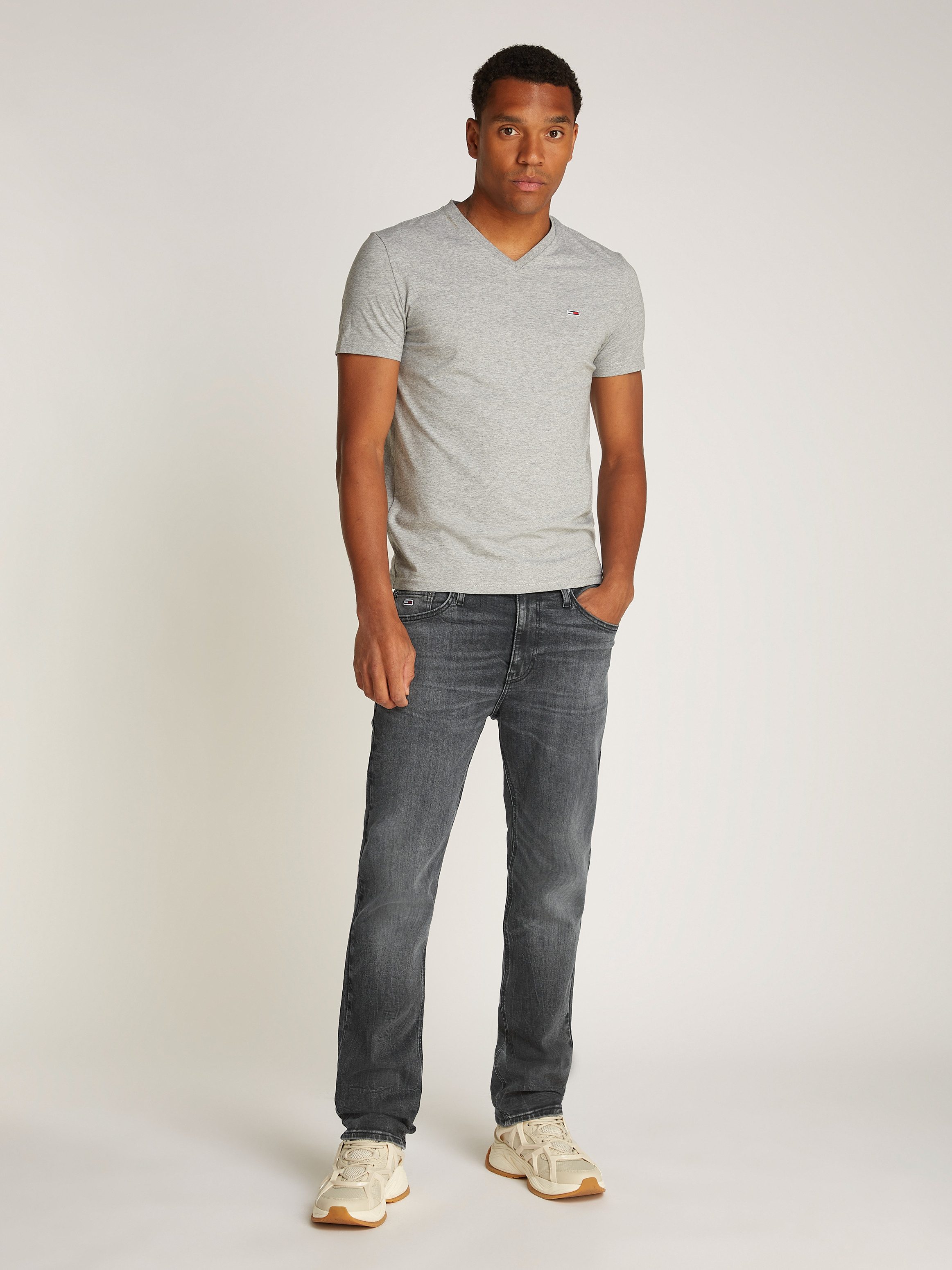 TOMMY JEANS Regular fit jeans RYAN RGLR STRGHT met gestempeld logo
