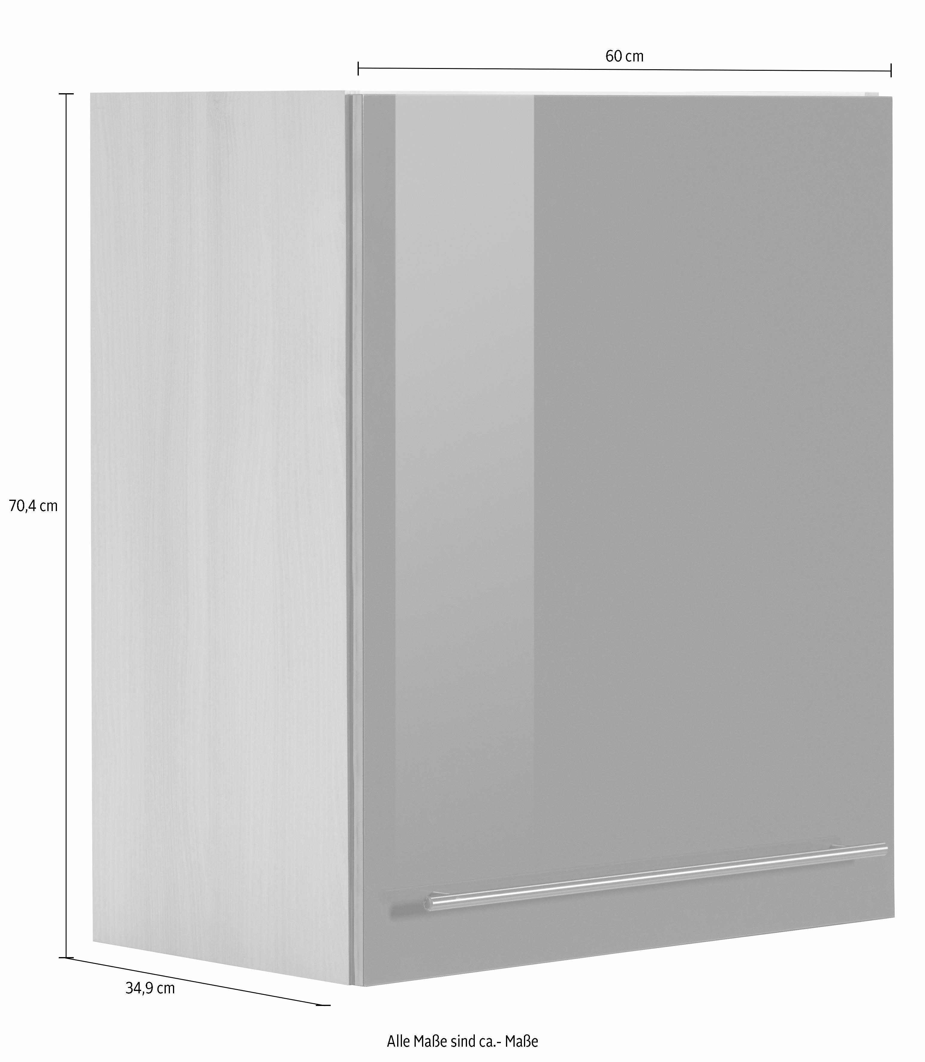 OPTIFIT Hangend kastje Bern Breedte 60 cm, 70 cm hoog, met 1 deur, met metalen greep