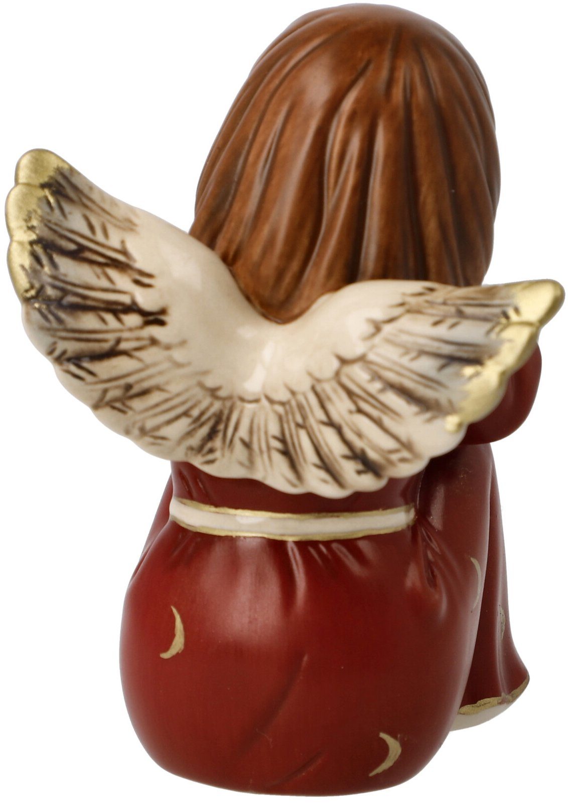 Goebel Engelfiguur Hemelboodschappers, kerstversiering rood