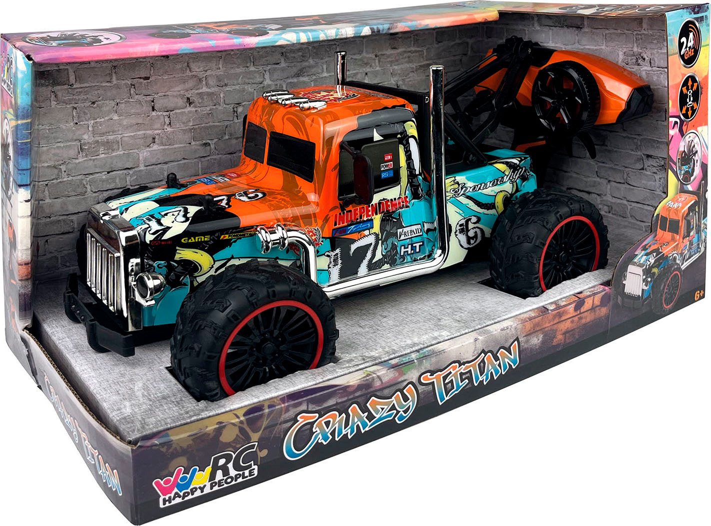 Happy People Radiografisch bestuurbare truck Crazy Titan