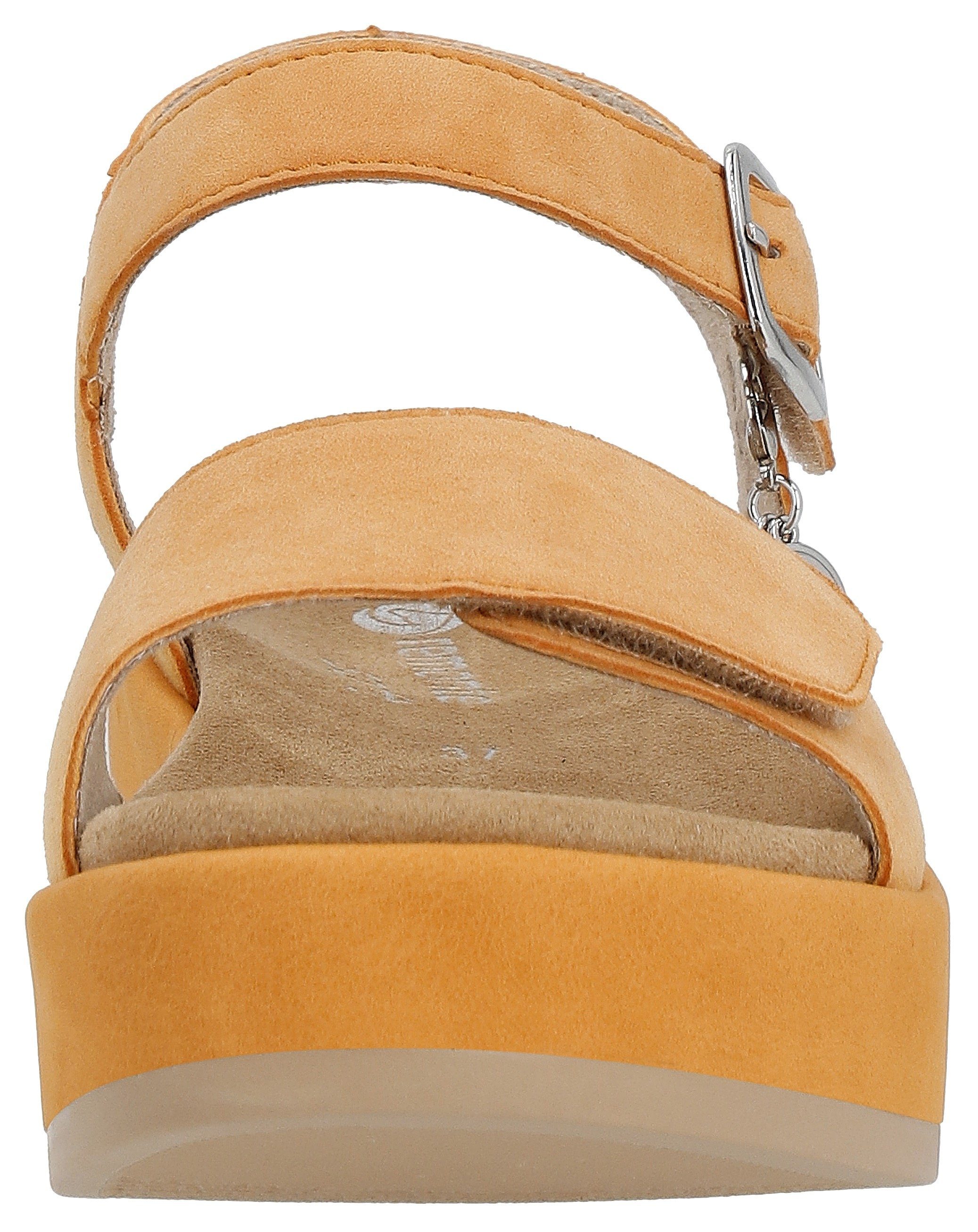Remonte Sleehaksandaaltjes ELLE-Collection zomerschoen, sandaal, sleehak, met soft foam-uitrusting