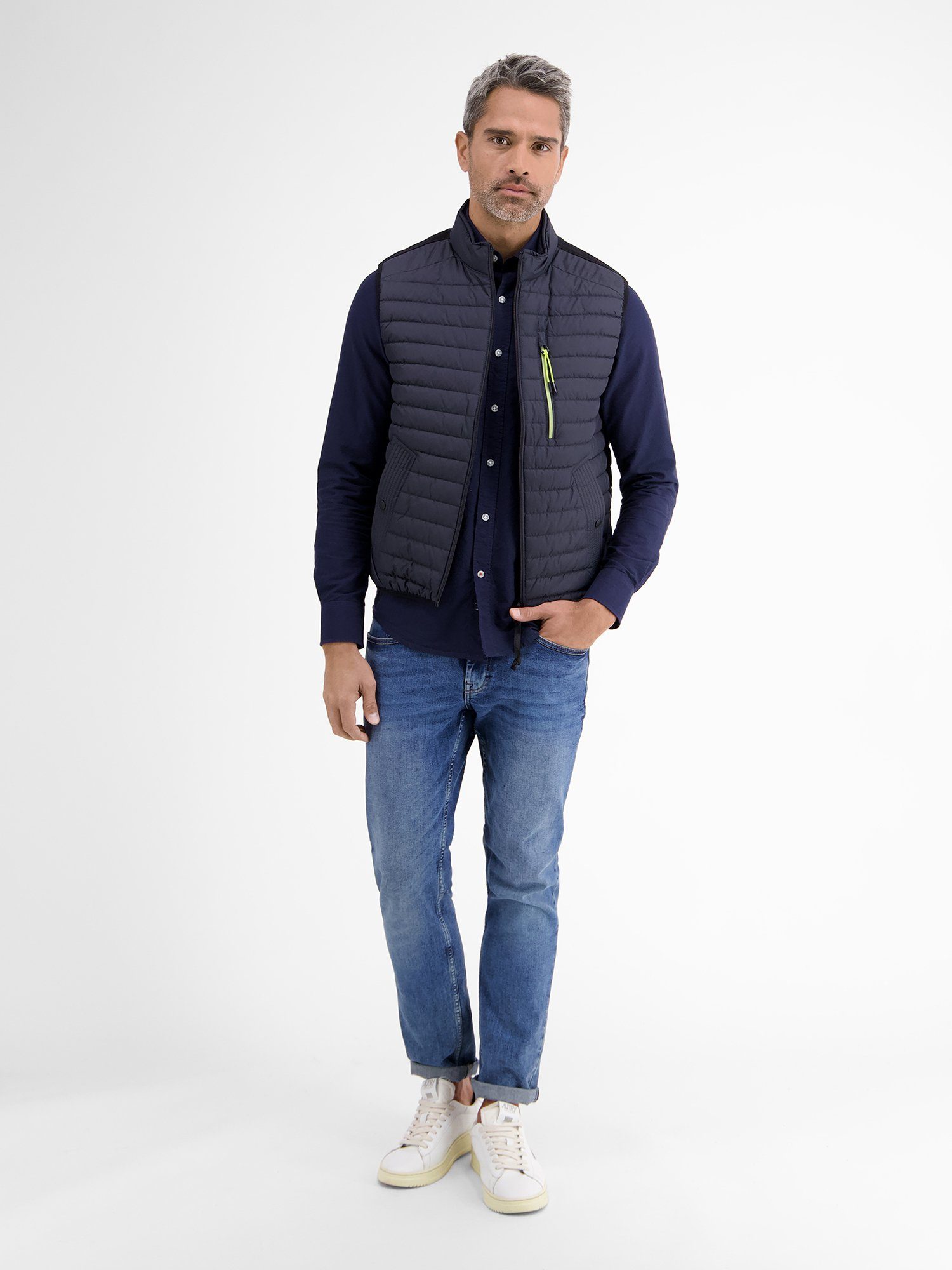 Lerros Bodywarmer LERROS gestikte vest