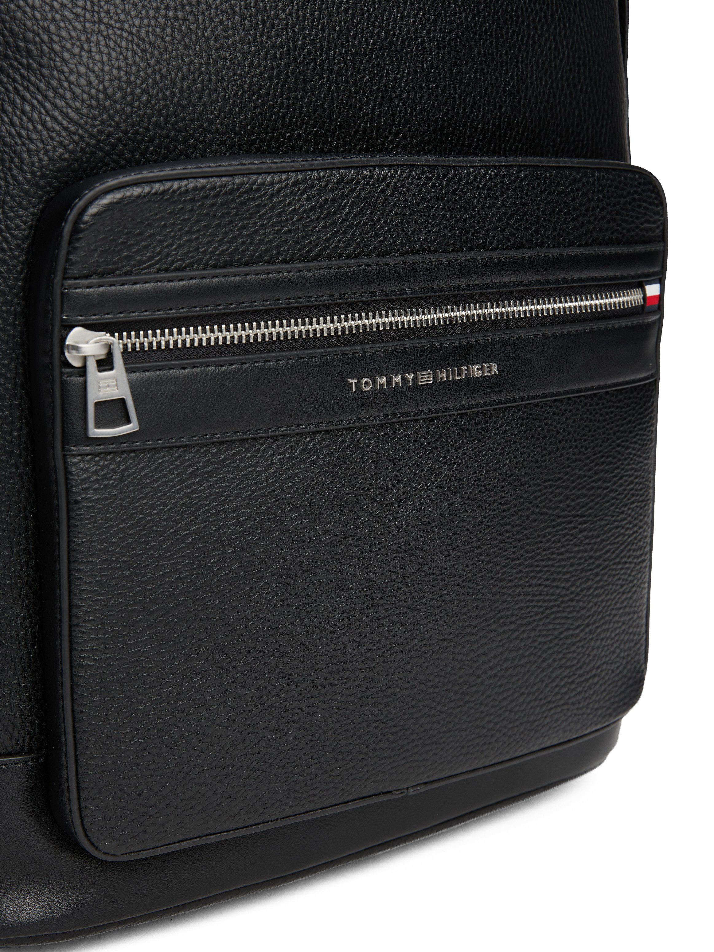 Tommy Hilfiger Rugzak TH CENTRAL BACKPACK , heren, vrijetijdsrugzak, werkrugzak met veel vakken