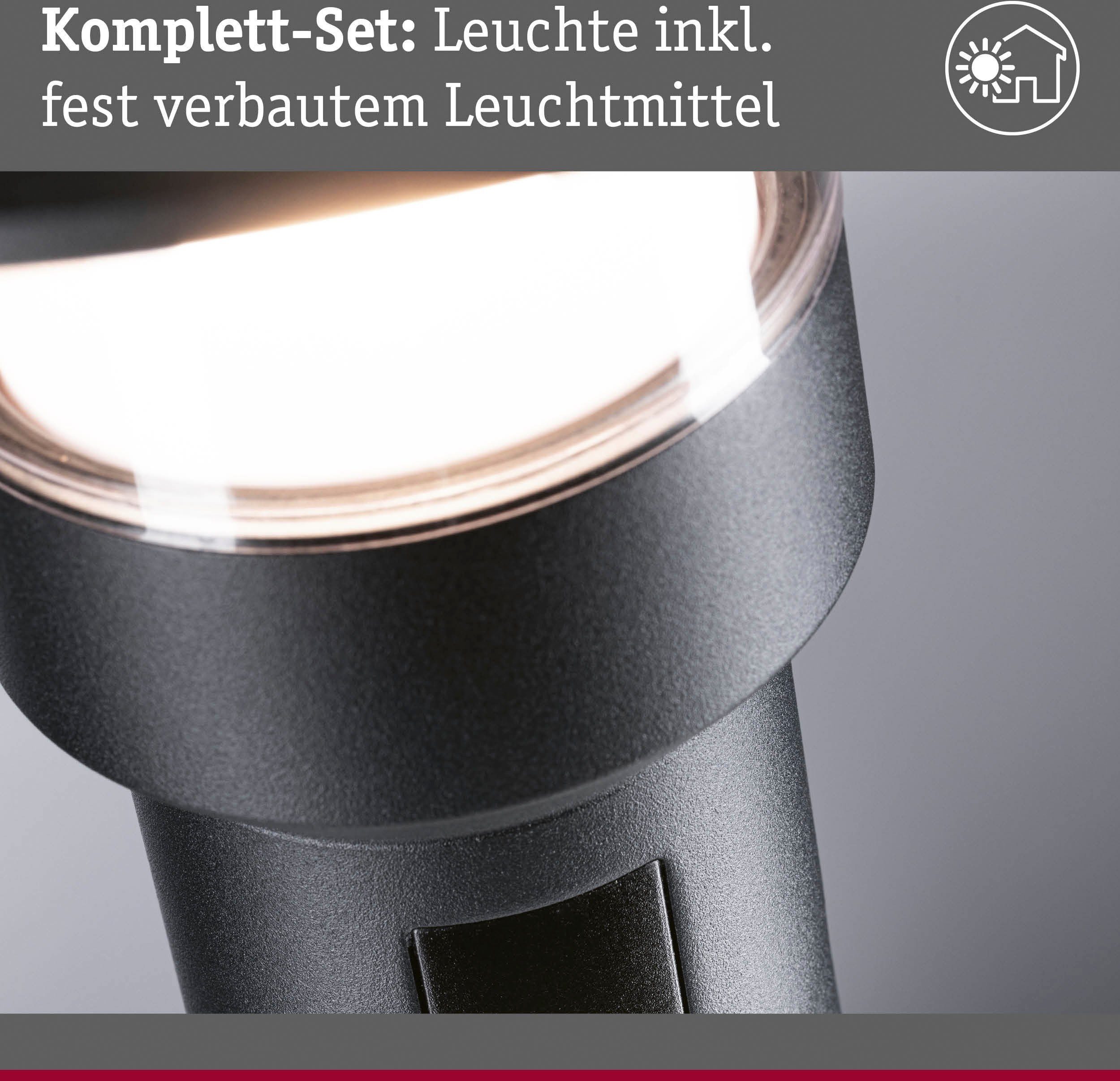 Paulmann Led-tuinverlichting Sienna 230V Poller lamp zeewaterbestendig, met pir-sensor
