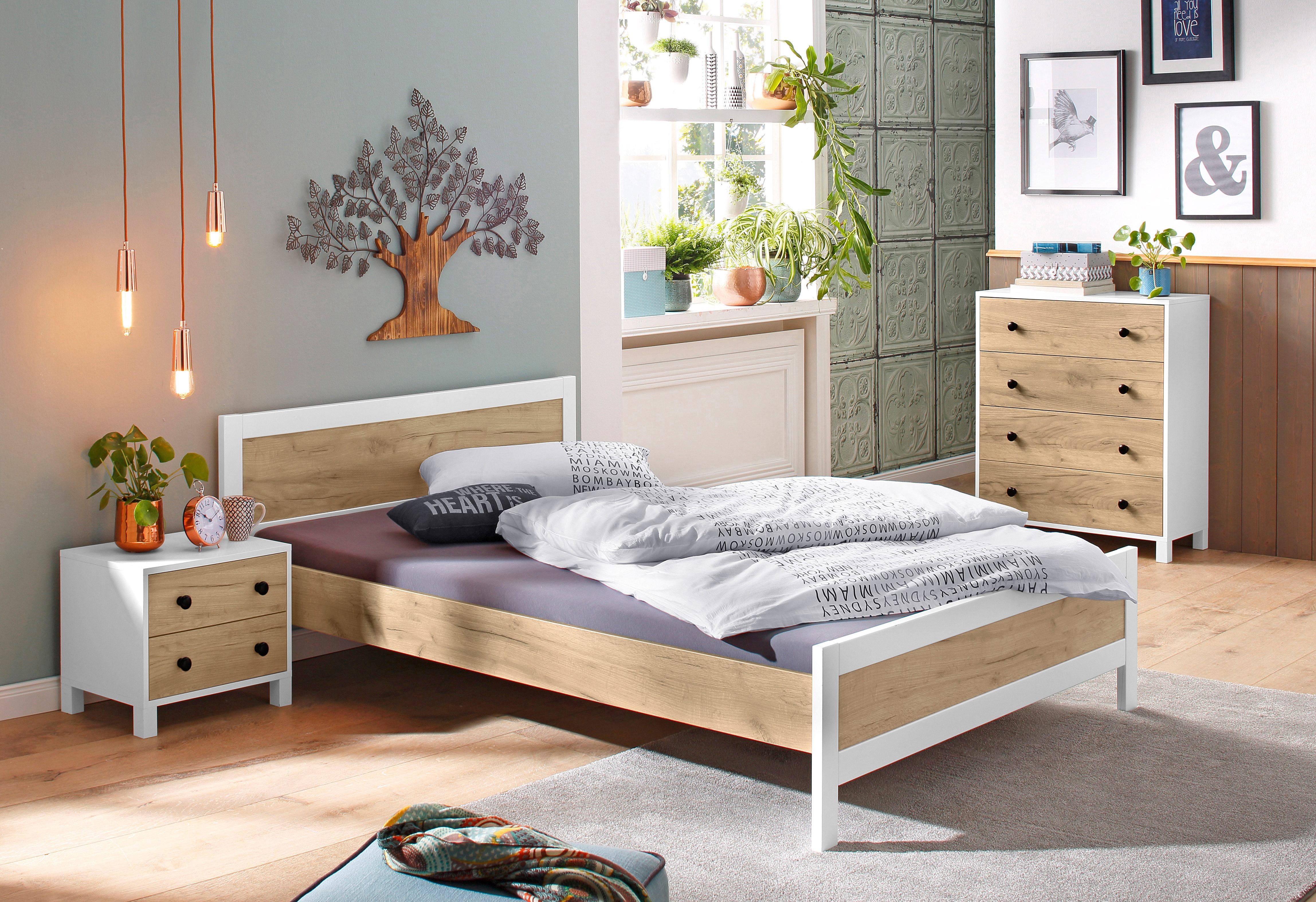HOFMANN LIVING AND MORE Sierobject voor aan de wand Boom Materiaalmix van metaal en hout