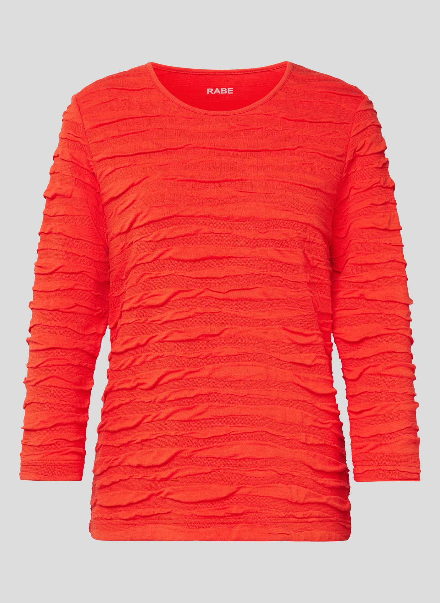 Rabe Shirt met 3/4 mouwen met golfstructuur