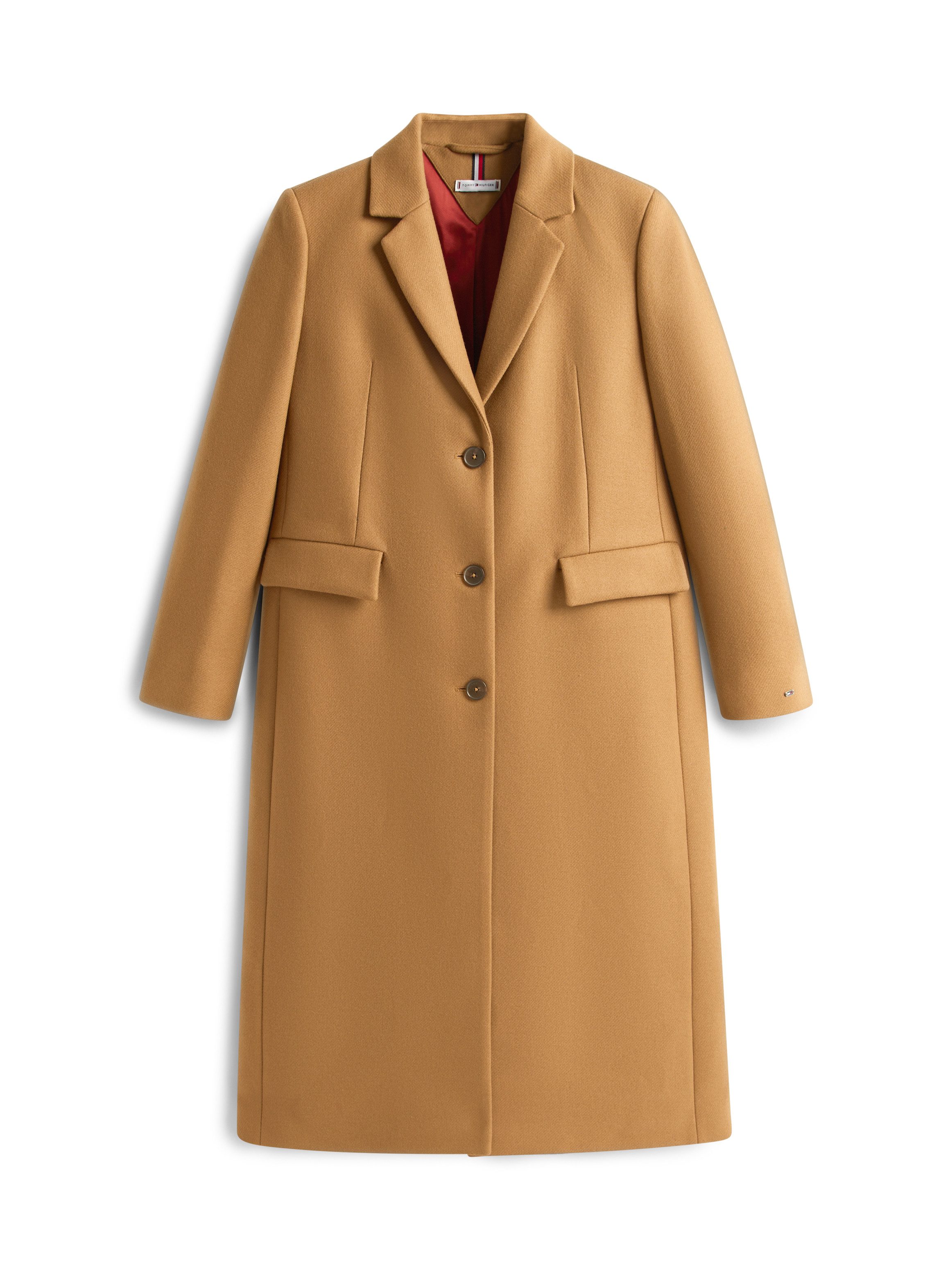 Tommy Hilfiger Lange jas CLASSIC SB WOOL REG MAXI COAT