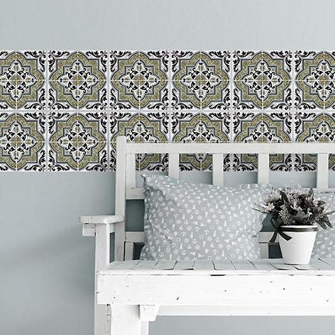 Home affaire Tegelsticker Ornamenten Stickertegels, zelfklevend, stickers, 12-delige set