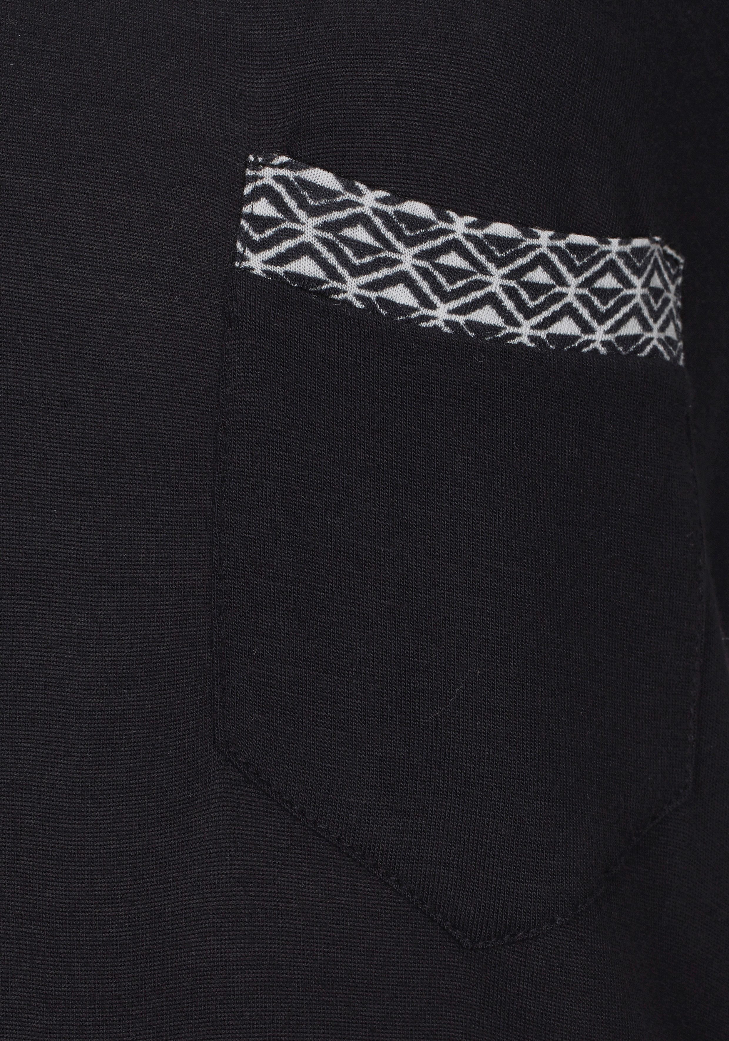 Lascana Shortama in zwart/wit-design (2-delig, 1 stuk)